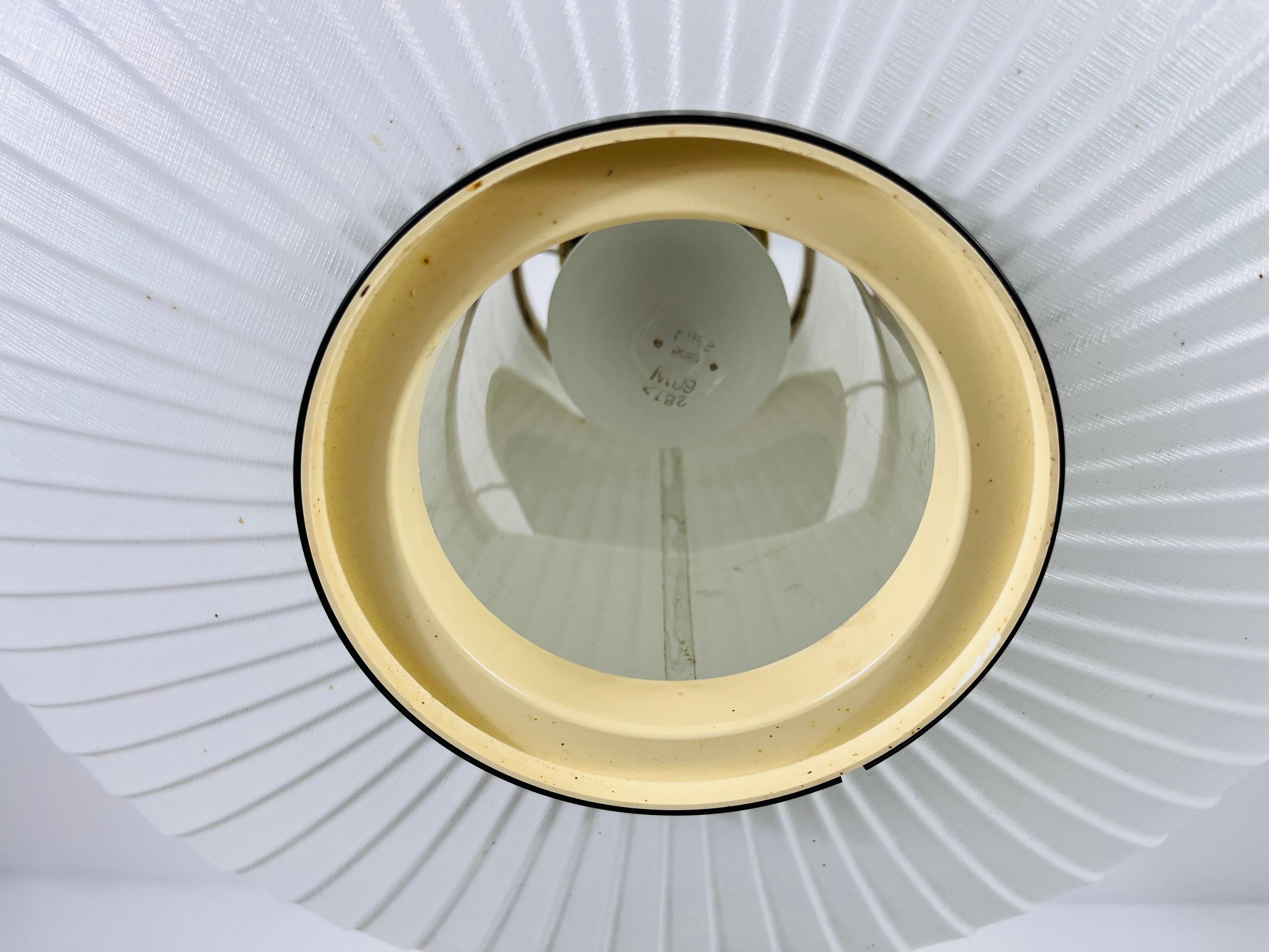 Mid-Century Modern Saucer Shape Pendant Lamp, Italy, 1960s For Sale 4