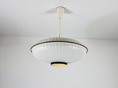 Mid-Century Modern Saucer Shape Pendant Lamp, Italy, 1960s