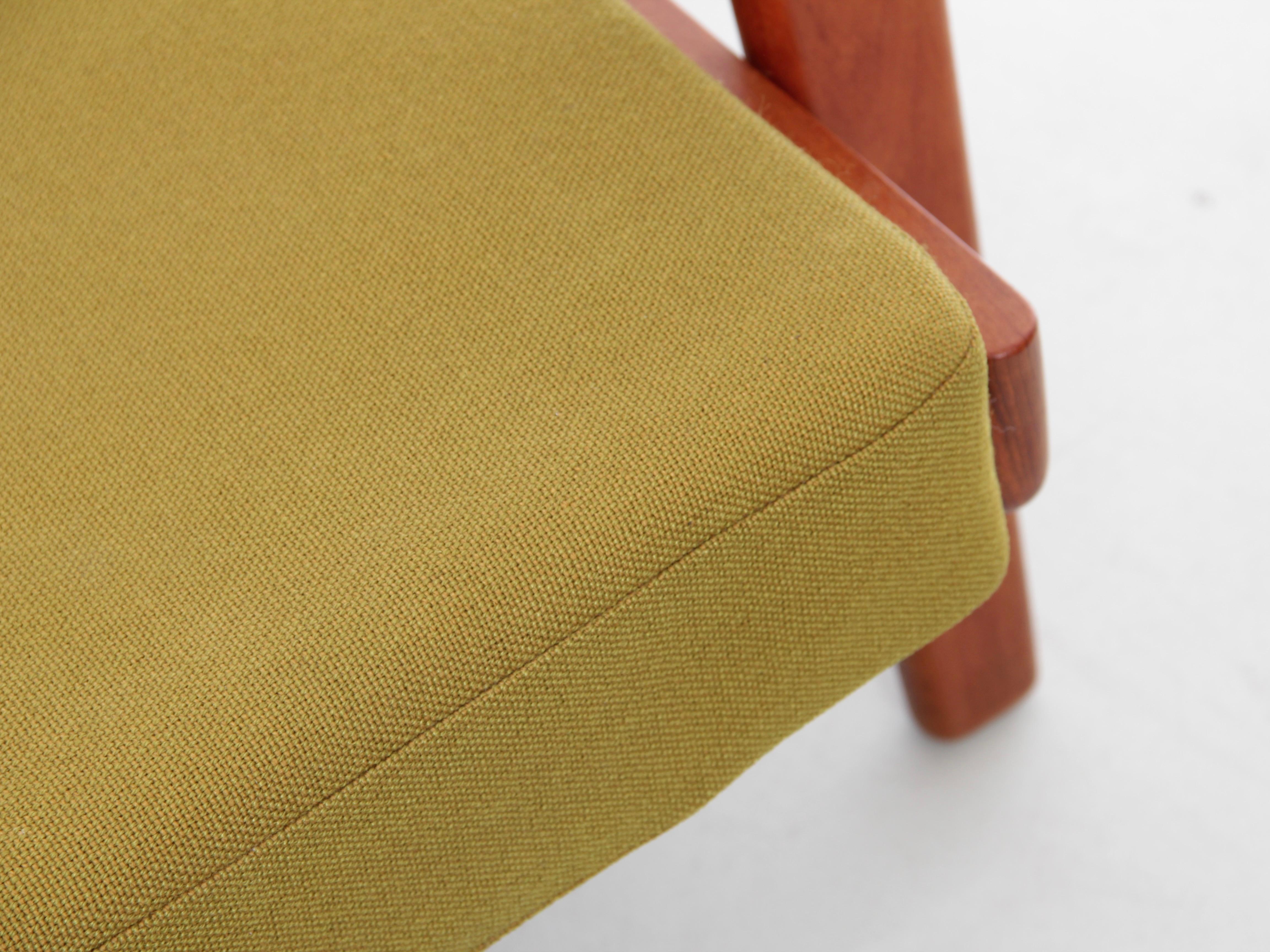Mid-Century Modern Scandinavian 3 Seat Sofa Model GE 290 in Teak by Hans Wegner 4
