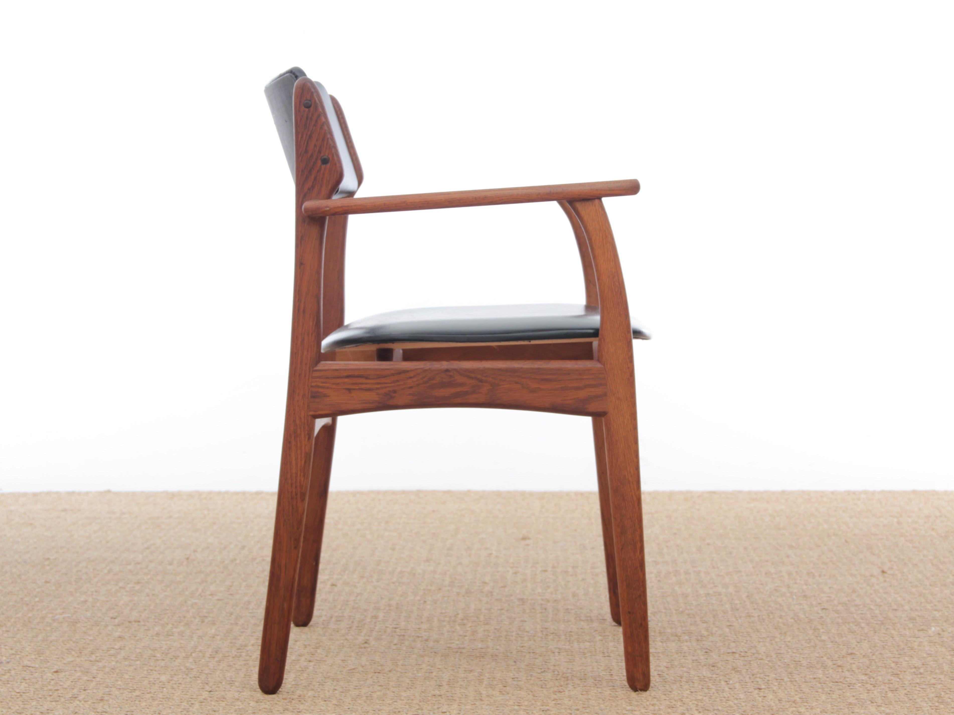 Scandinavian Modern Mid-Century Modern Scandinavian Arm Chair in Teak by Erik Buck