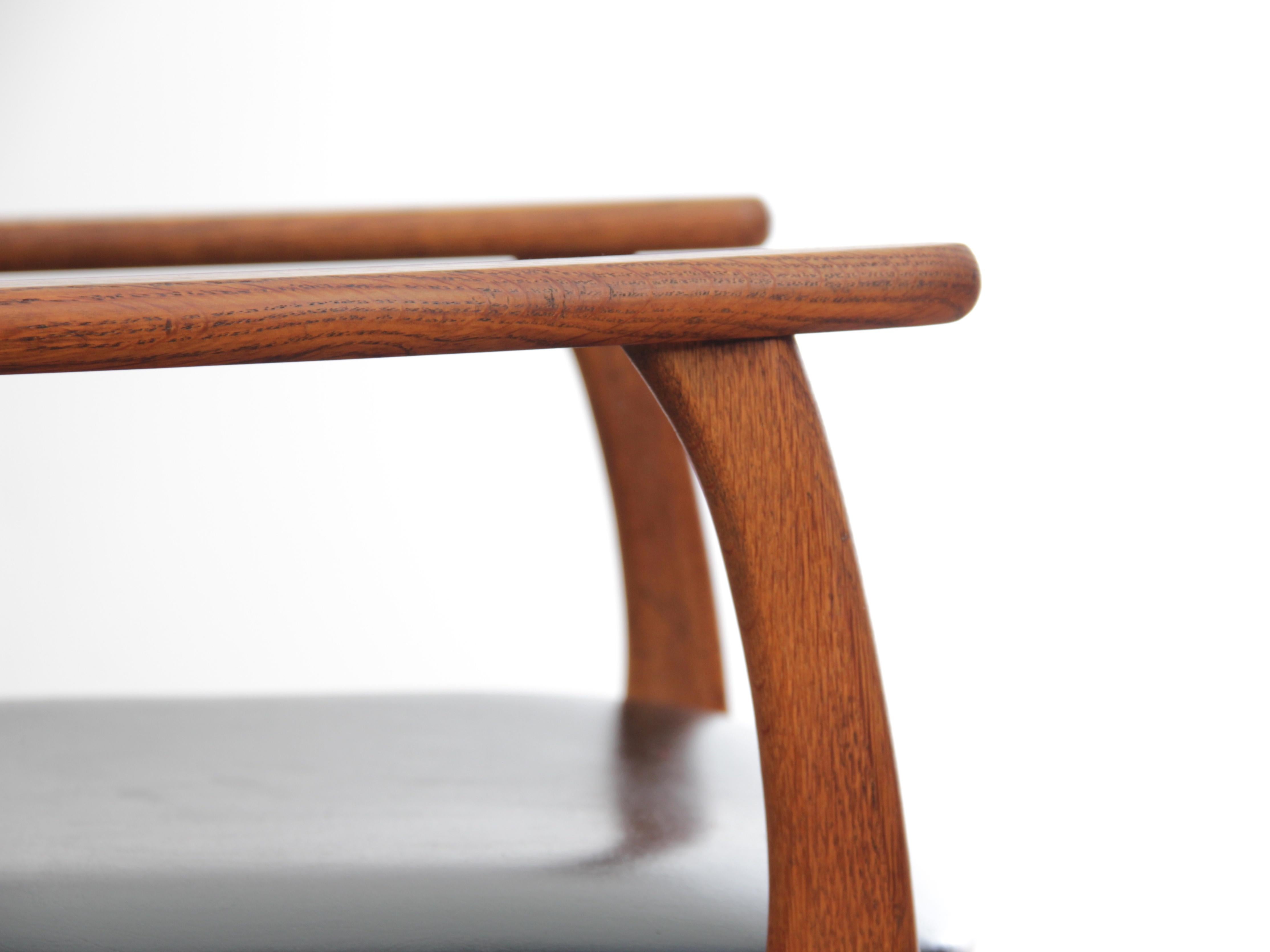 Mid-Century Modern Scandinavian Arm Chair in Teak by Erik Buck 3