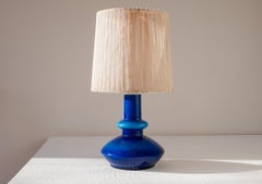 Mid-Century Modern Scandinavian Art Glass, Small Lamp by Po Ström for Alsterfors