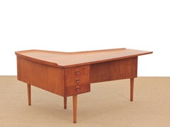 Mid-Century Modern Scandinavian Boomerang Desk by Hovmand Olsen