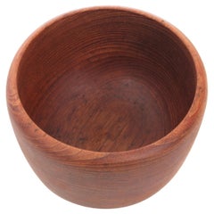 Mid-Century Modern Scandinavian Bowl in Teak