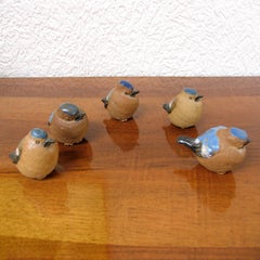 Mid-Century Modern Scandinavian Ceramic Birds Figurines, Sweden, 1960s
