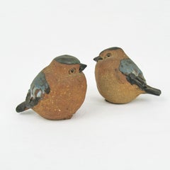 Mid-Century Modern Scandinavian Ceramic Birds Figurines, Sweden, 1960s
