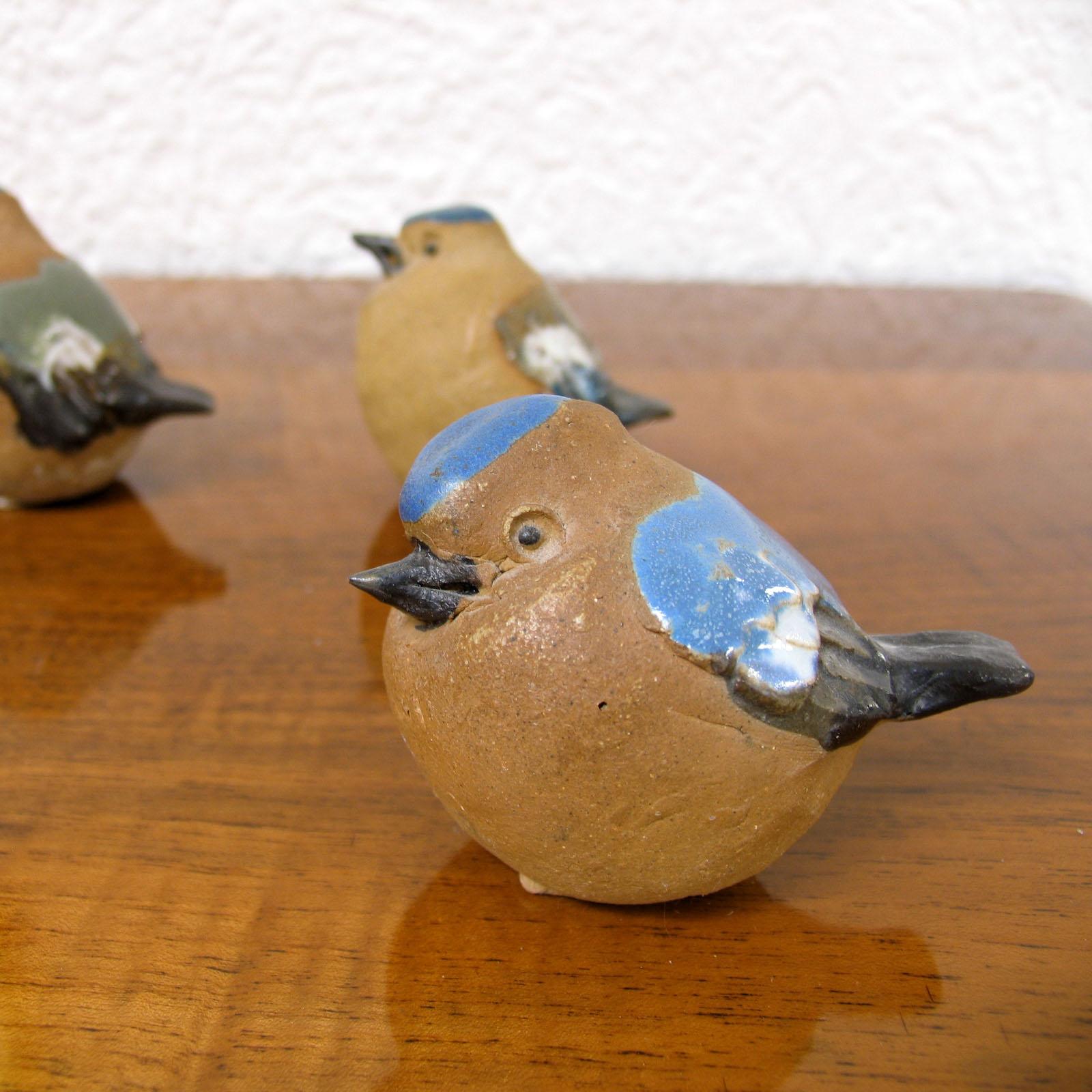 Mid-20th Century Mid-Century Modern Scandinavian Ceramic Birds Figurines, Sweden, 1960s