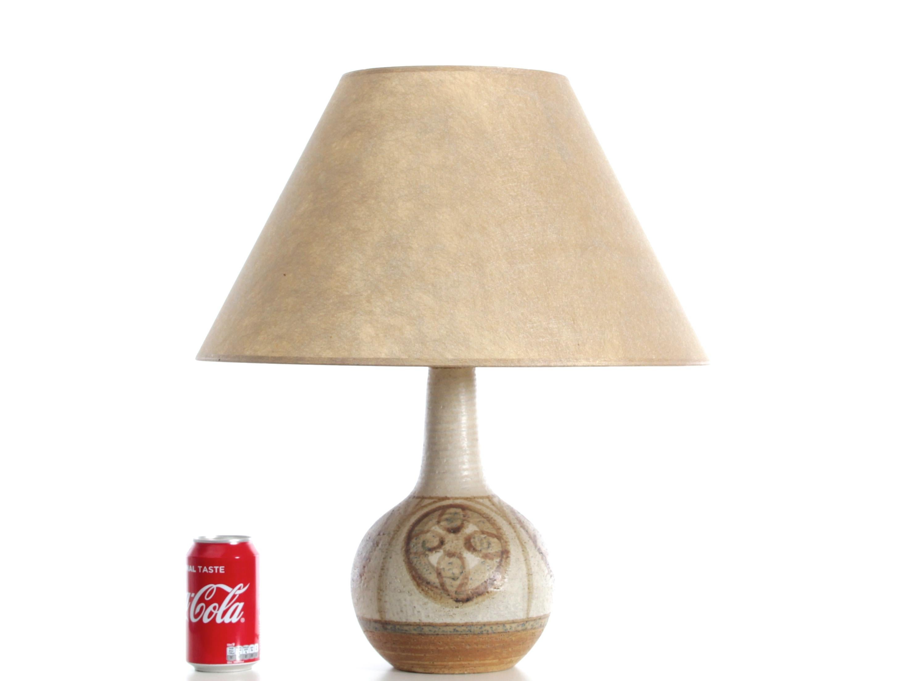 Mid-20th Century Mid-Century Modern Scandinavian Ceramic Table Lamp by Søholm For Sale