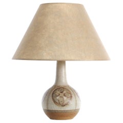 Mid-Century Modern Scandinavian Ceramic Table Lamp by Søholm