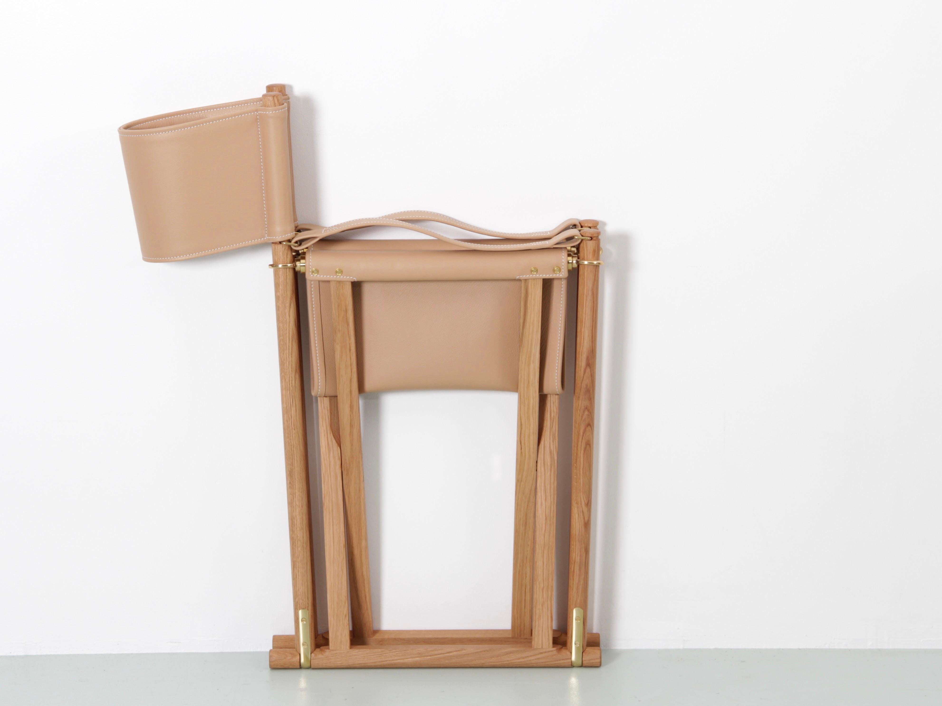 Mid-Century  modern scandinavian chair Folding MK16 by Mogens Koch. New product. For Sale 5