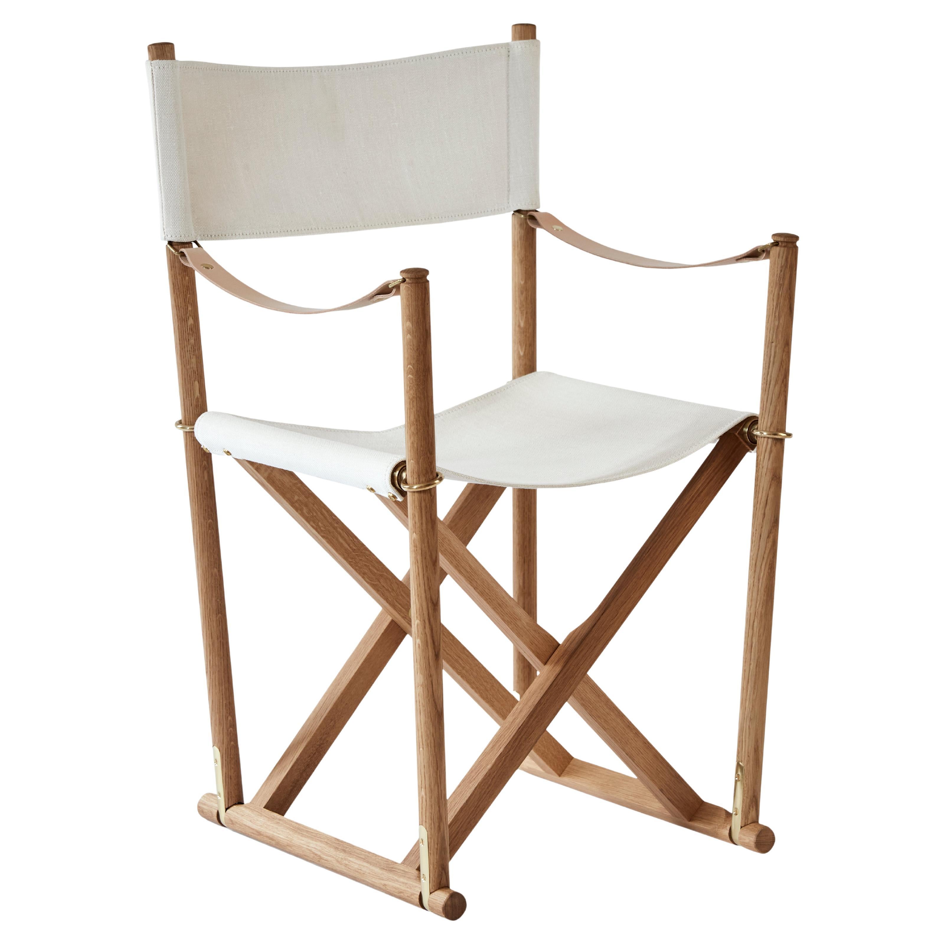 Mid-Century Modern Scandinavian Chair Folding MK16 by Mogens Koch, New Product For Sale