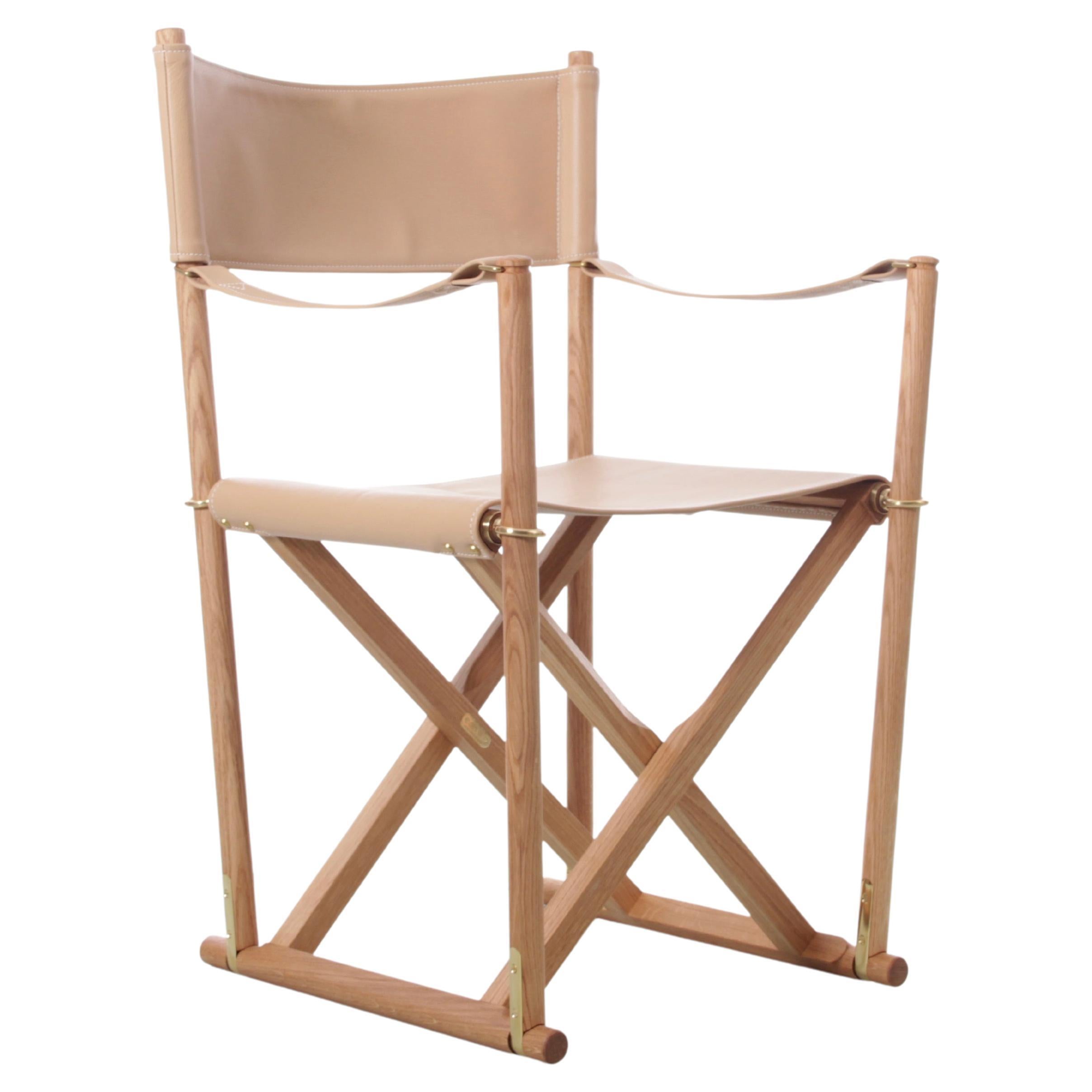 Mitte des Jahrhunderts  Moderner moderner skandinavischer Sessel mit Klappdeckel MK16 von Mogens Koch. Neues Produkt.