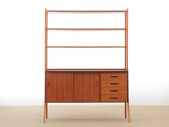 Mid-Century Modern Scandinavian Chest of Drawers and Shelves in Teak