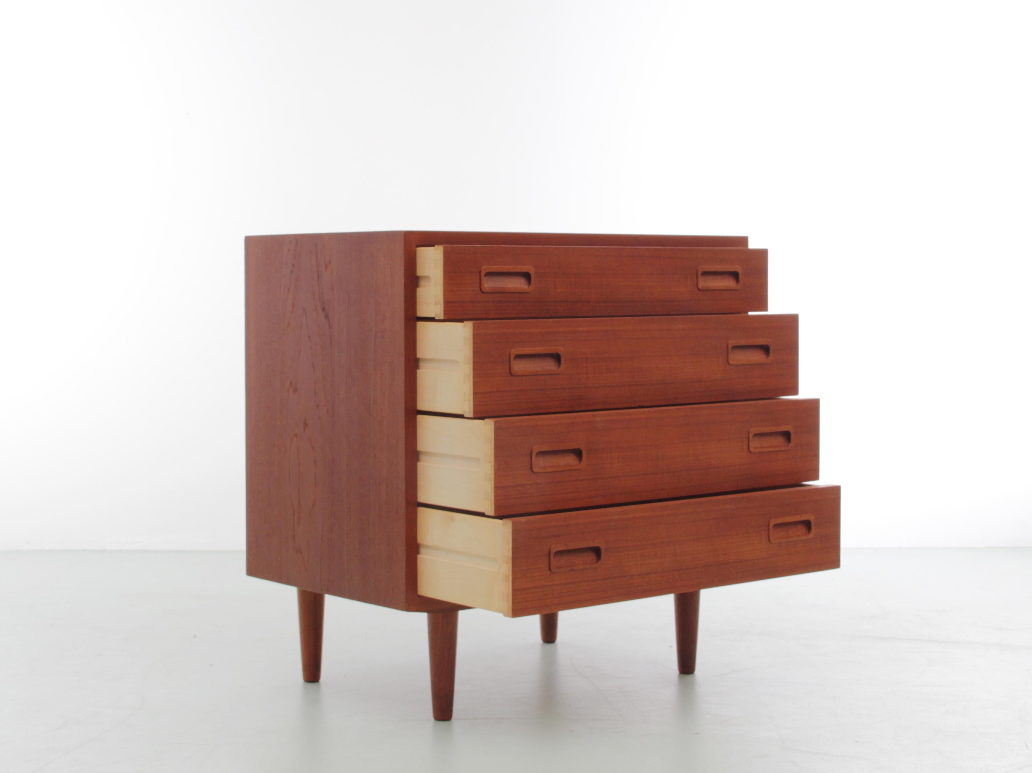 Mid-20th Century Mid-Century Modern Scandinavian Chest or Drawer in Teak by Poul Hundevad
