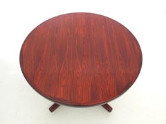 Mid-Century Modern Scandinavian Cirular Dining Table in Rosewood by Larsen