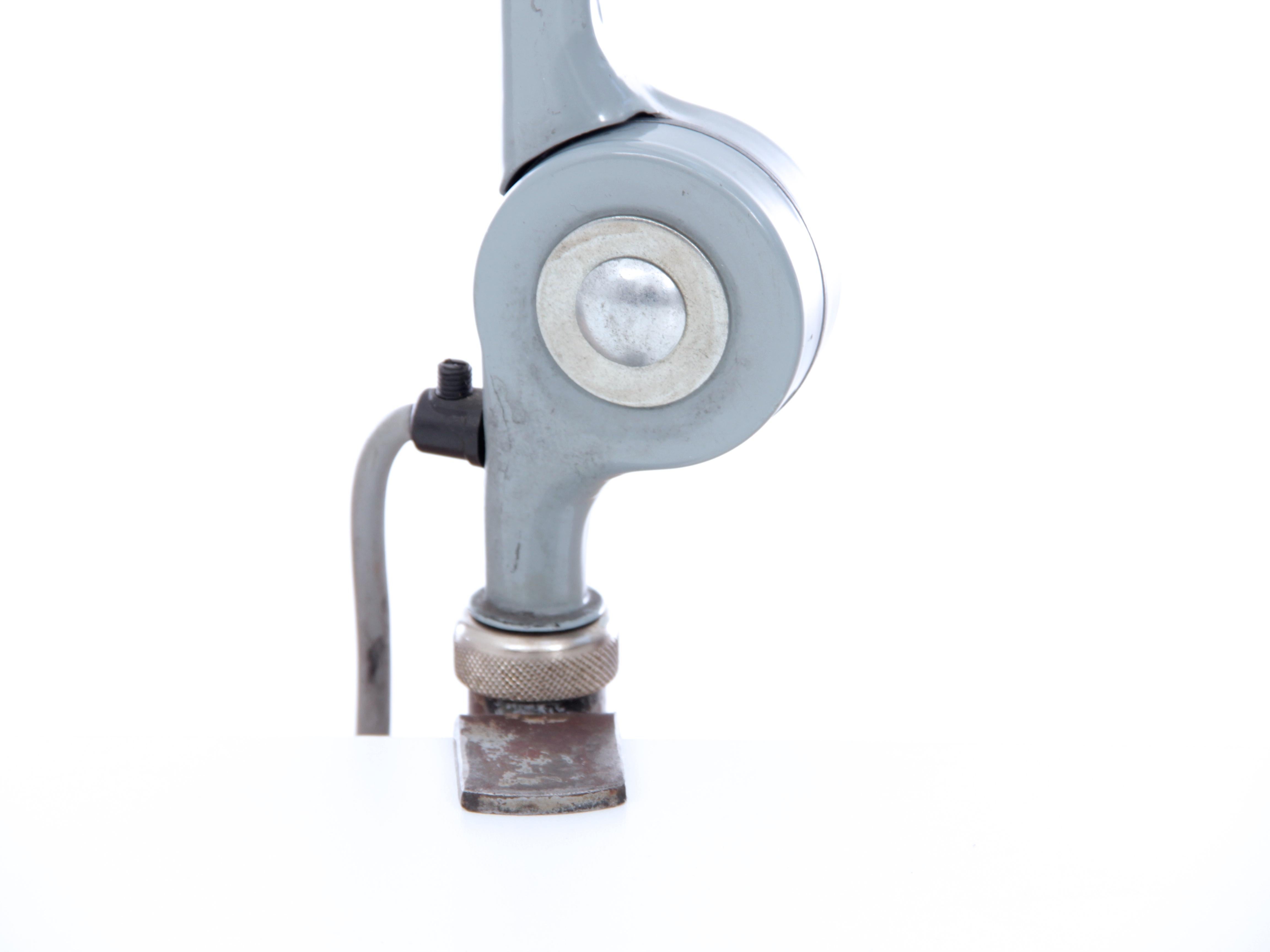 Mid-Century Modern Scandinavian Clamp Lamp For Sale 4