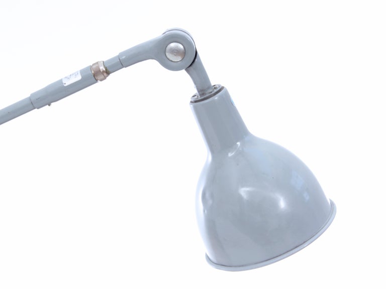 Metal Mid-Century Modern Scandinavian Clamp Lamp For Sale