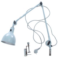 Vintage Mid-Century Modern Scandinavian Clamp Lamp