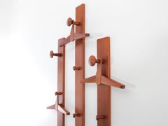 Mid-Century Modern Scandinavian Coat Hanger in Teak by Aksel Kjersgaard
