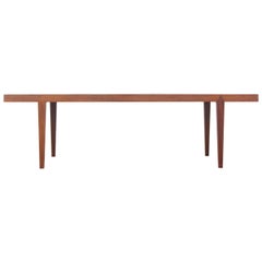 Mid-Century Modern Scandinavian Coffee Table in Rio Rosewood by Severin Hansen