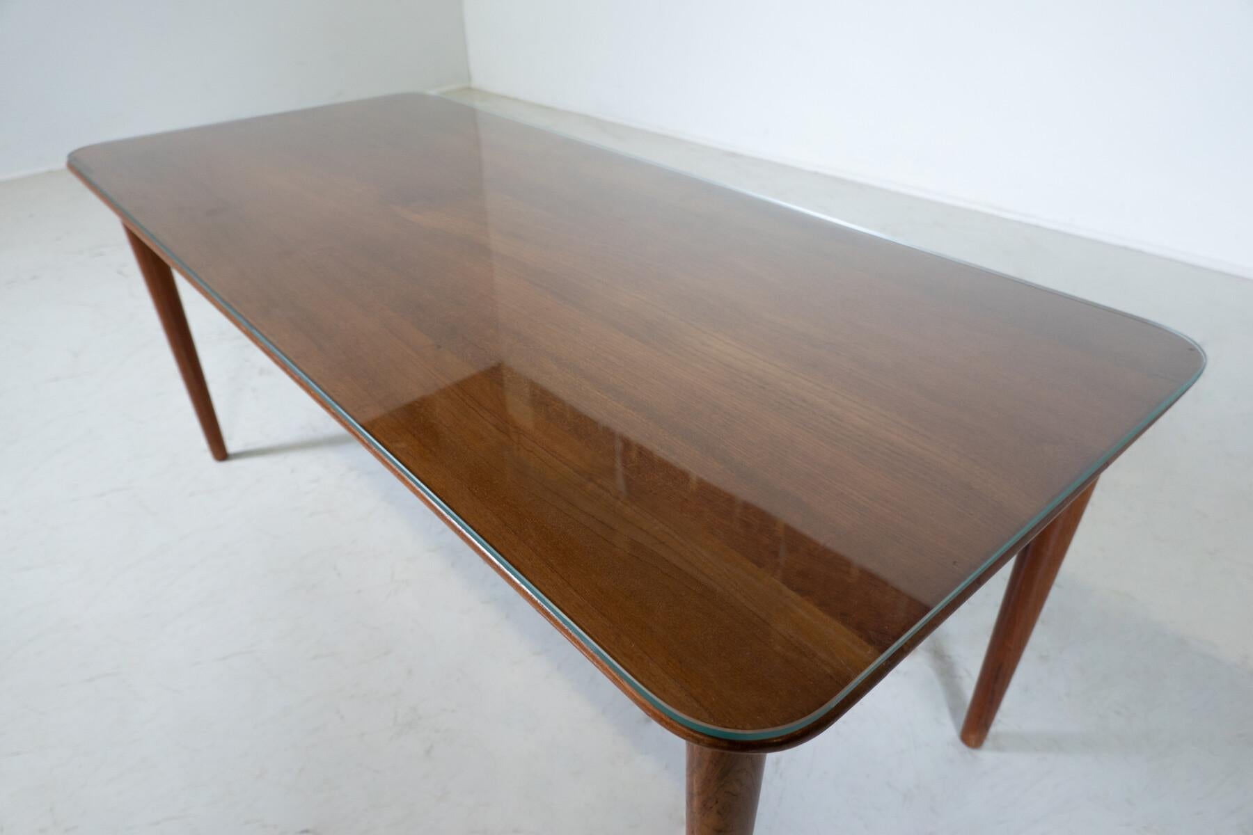 Italian Mid-Century Modern Scandinavian Coffee Table, Teck, 1960s For Sale