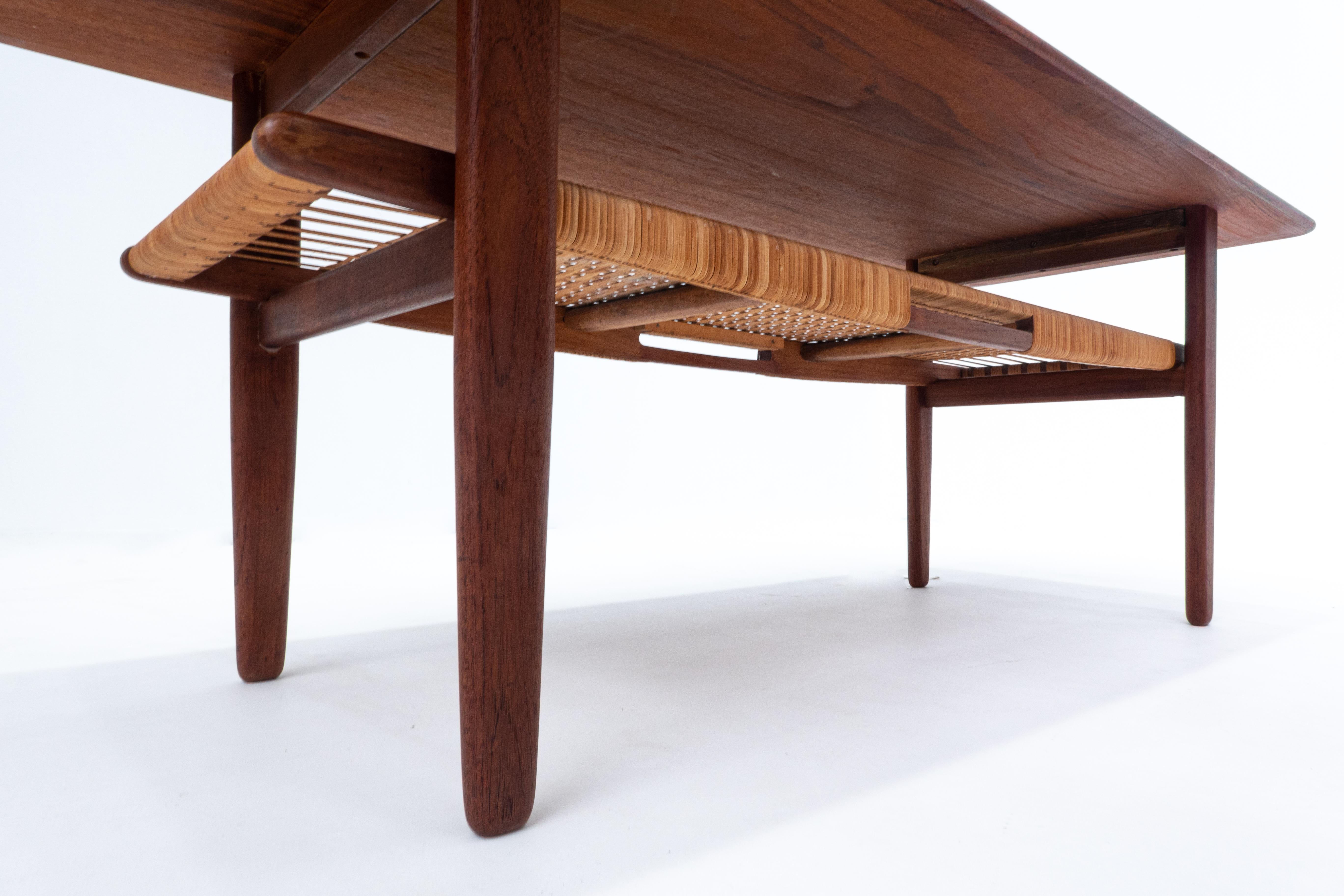 Mid-20th Century Mid-Century Modern Scandinavian Coffee Table, Wood, 1960s For Sale