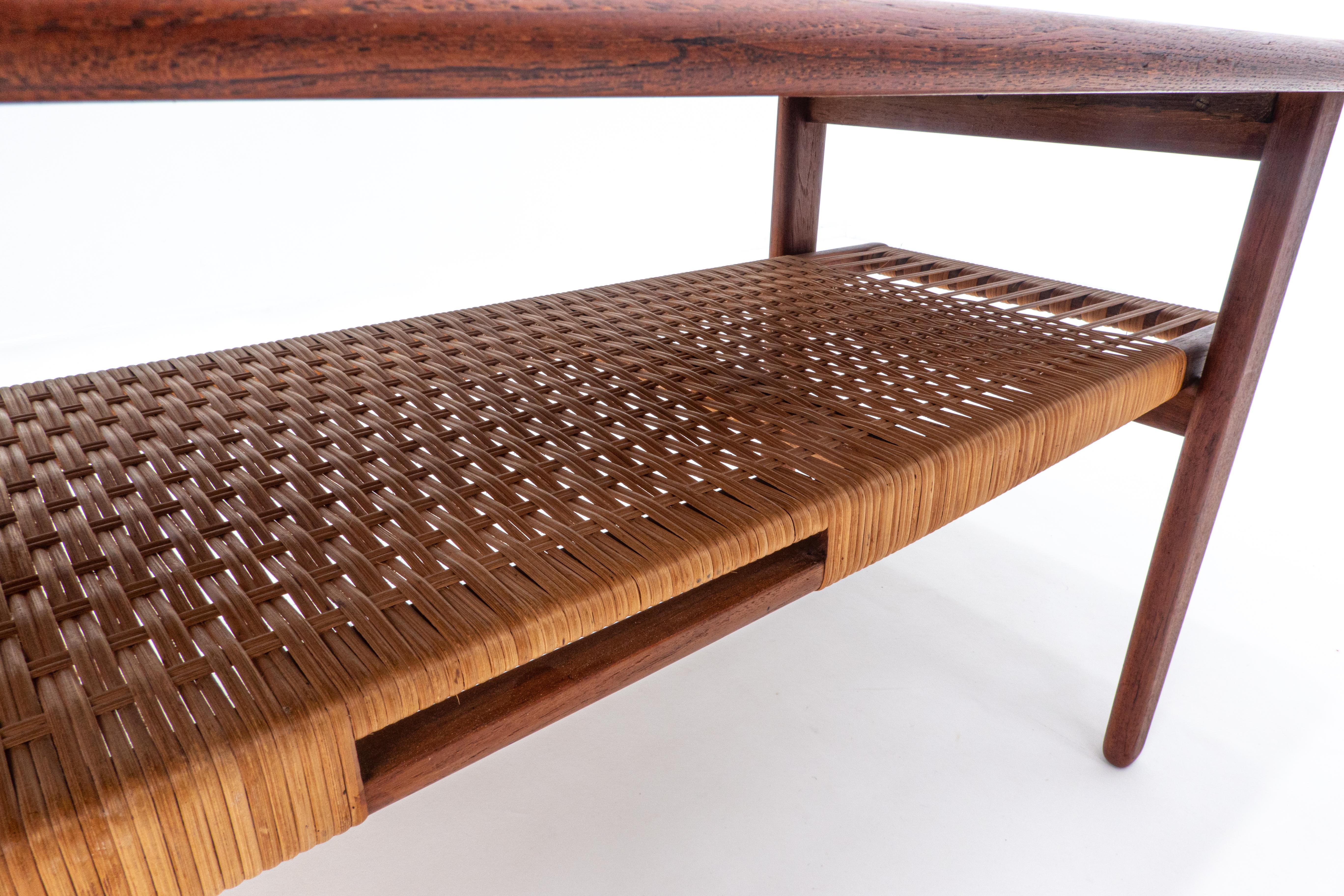 Mid-Century Modern Scandinavian Coffee Table, Wood, 1960s For Sale 2