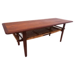 Mid-Century Modern Scandinavian Coffee Table, Wood, 1960s