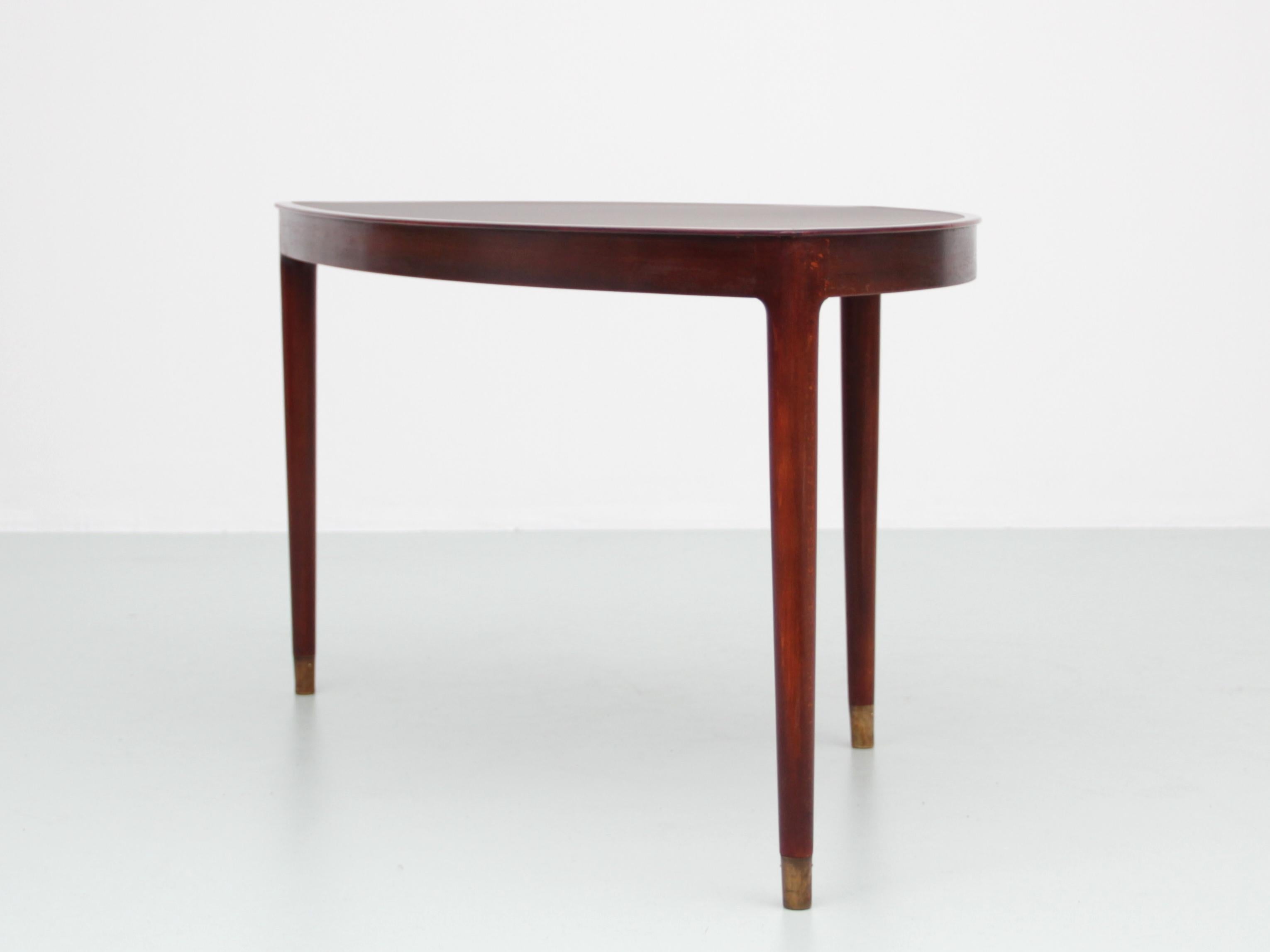 Mahogany Mid-Century Modern Scandinavian Coffee Table or Side Table For Sale