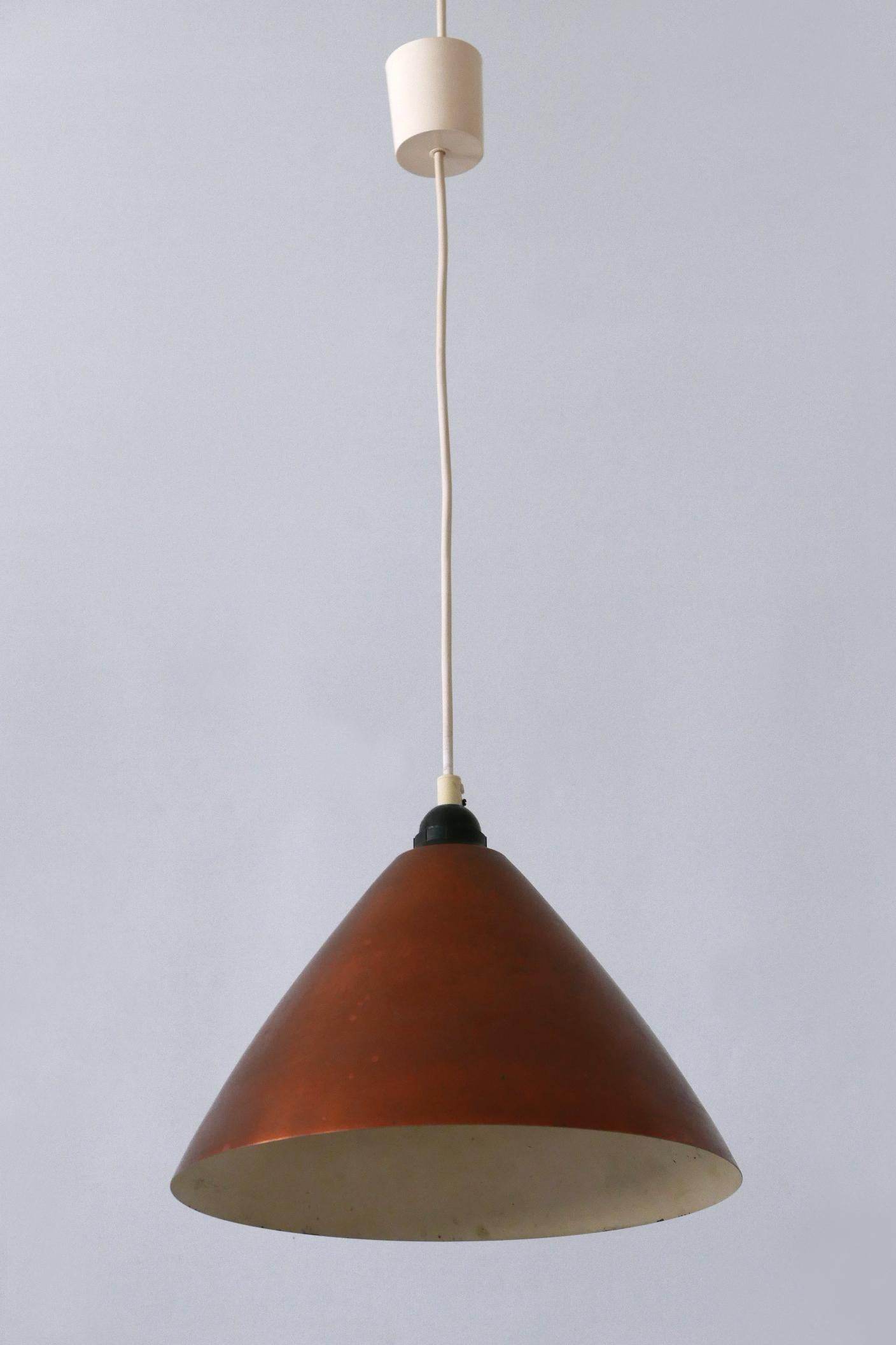 Lámpara Colgante o Lámpara Colgante de Cobre Escandinava Moderna de Mediados de Siglo  1960s mediados del siglo XX en venta