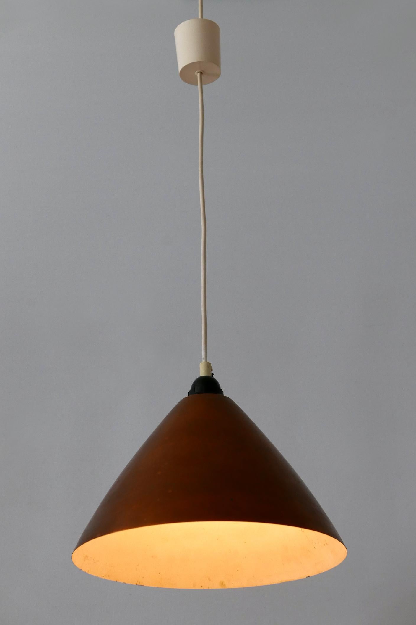 Lámpara Colgante o Lámpara Colgante de Cobre Escandinava Moderna de Mediados de Siglo  1960s en venta 1