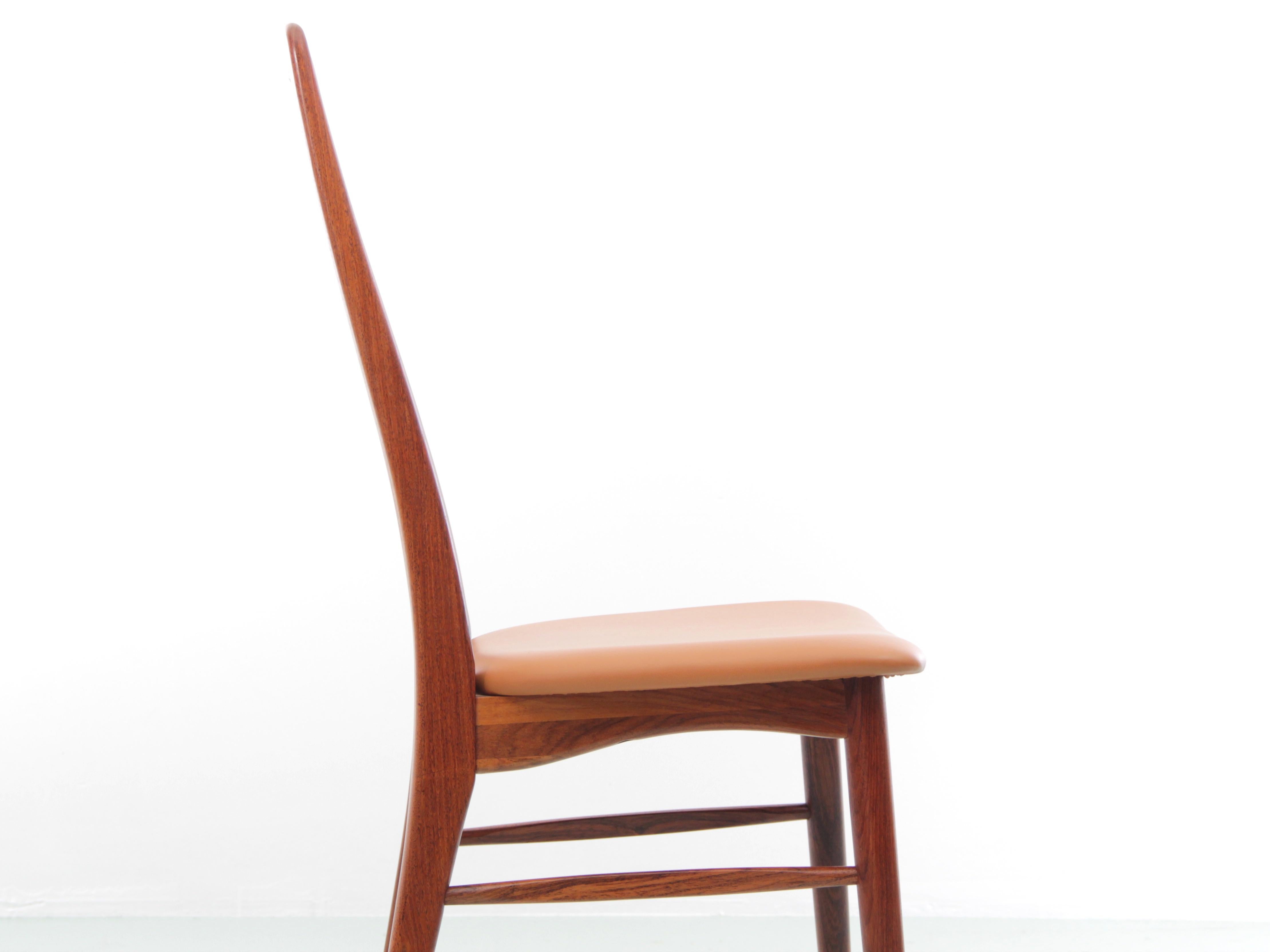 Set di 4 sedie e 2 poltrone in stile scandinavo danese della metà del secolo scorso in vendita 11