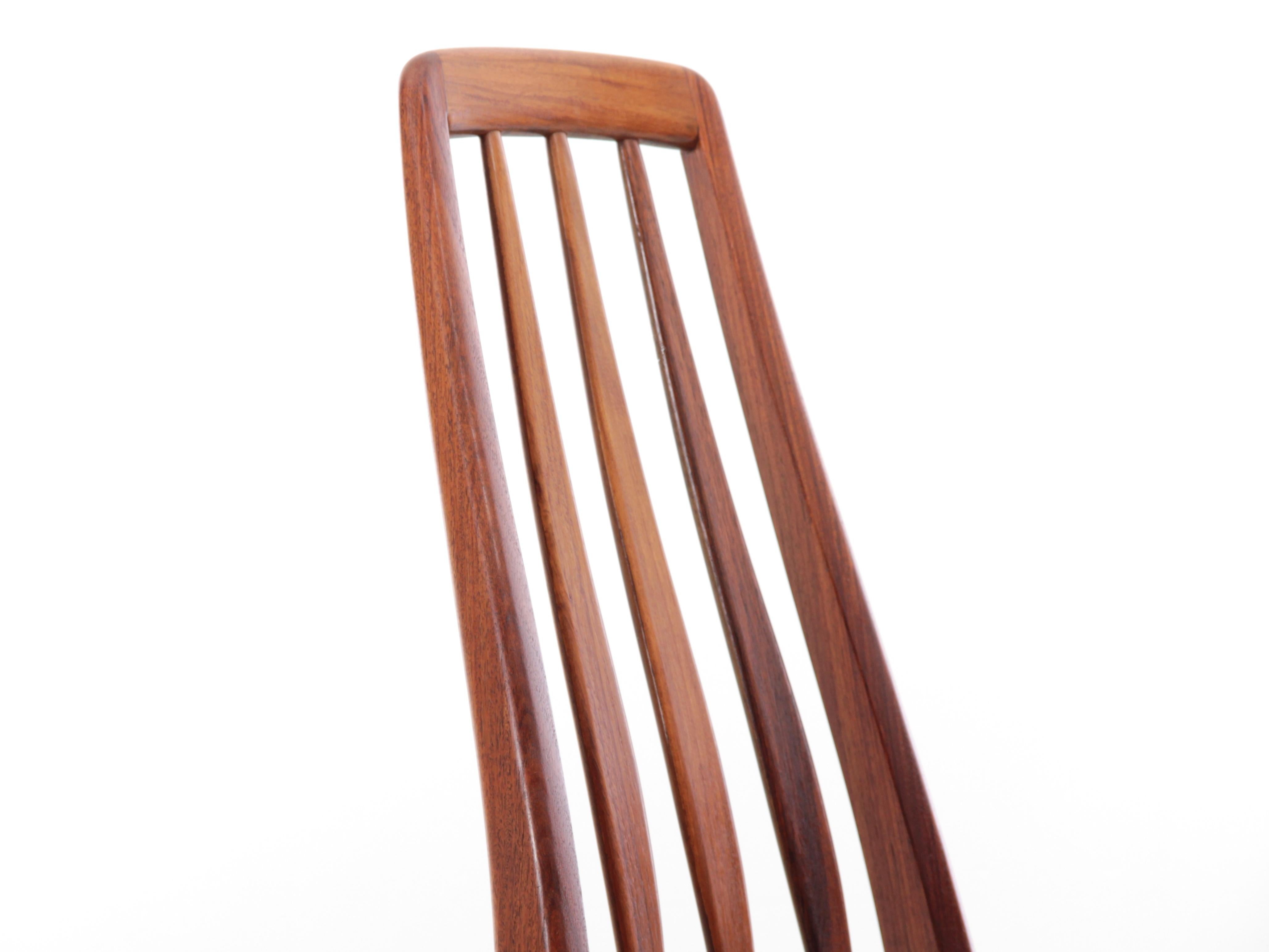 Set di 4 sedie e 2 poltrone in stile scandinavo danese della metà del secolo scorso in vendita 12
