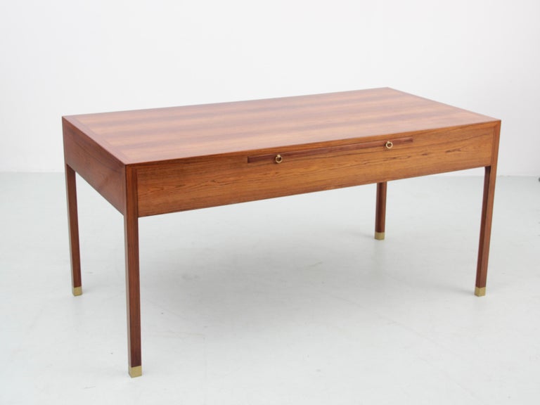 Mid-20th Century Mid century modern scandinavian Desk designed by Ole Wanscher for AJ Iversen For Sale