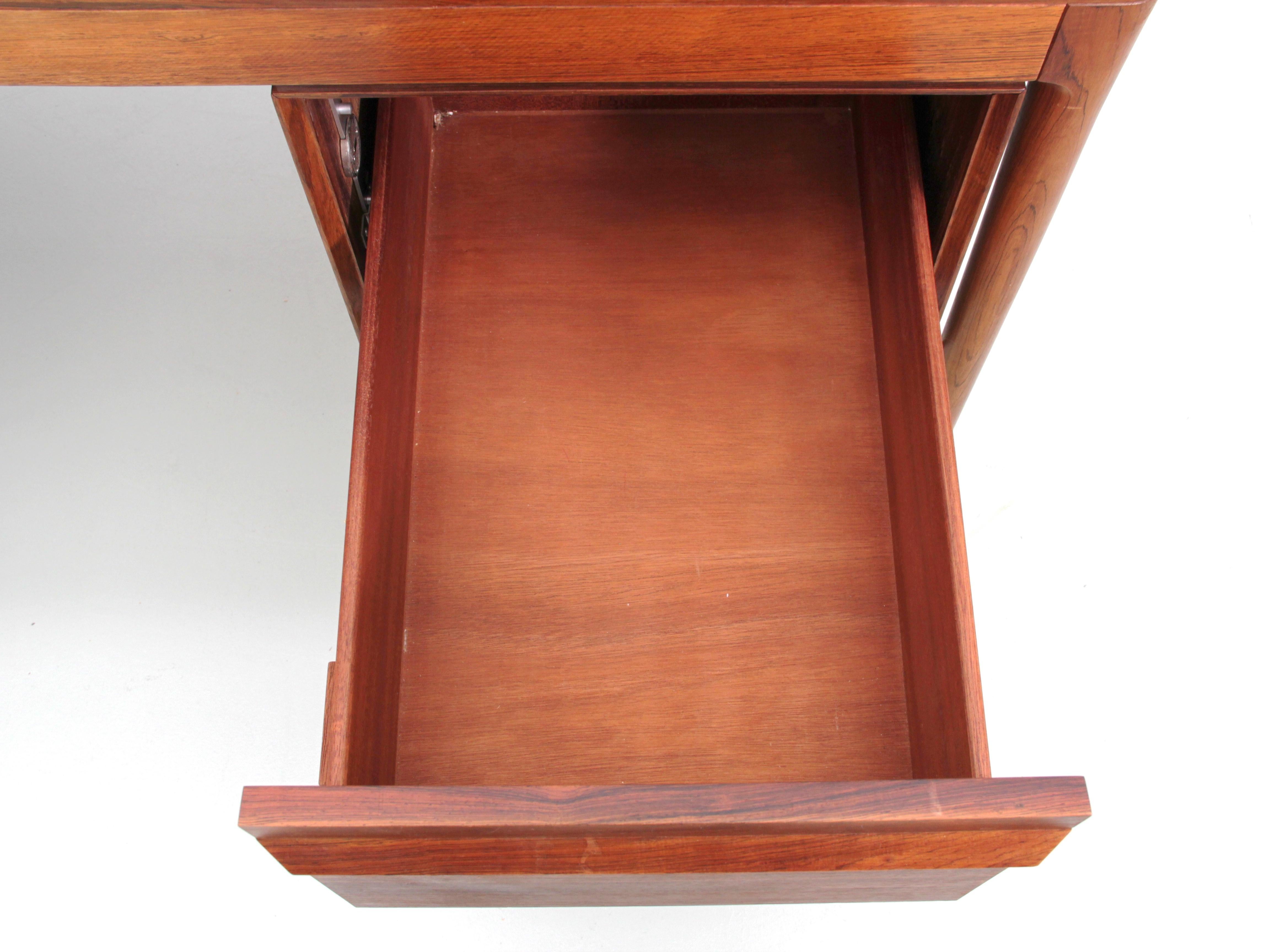 Mid-Century Modern Scandinavian Desk in Rosewood by Torbjørn Afdal 6