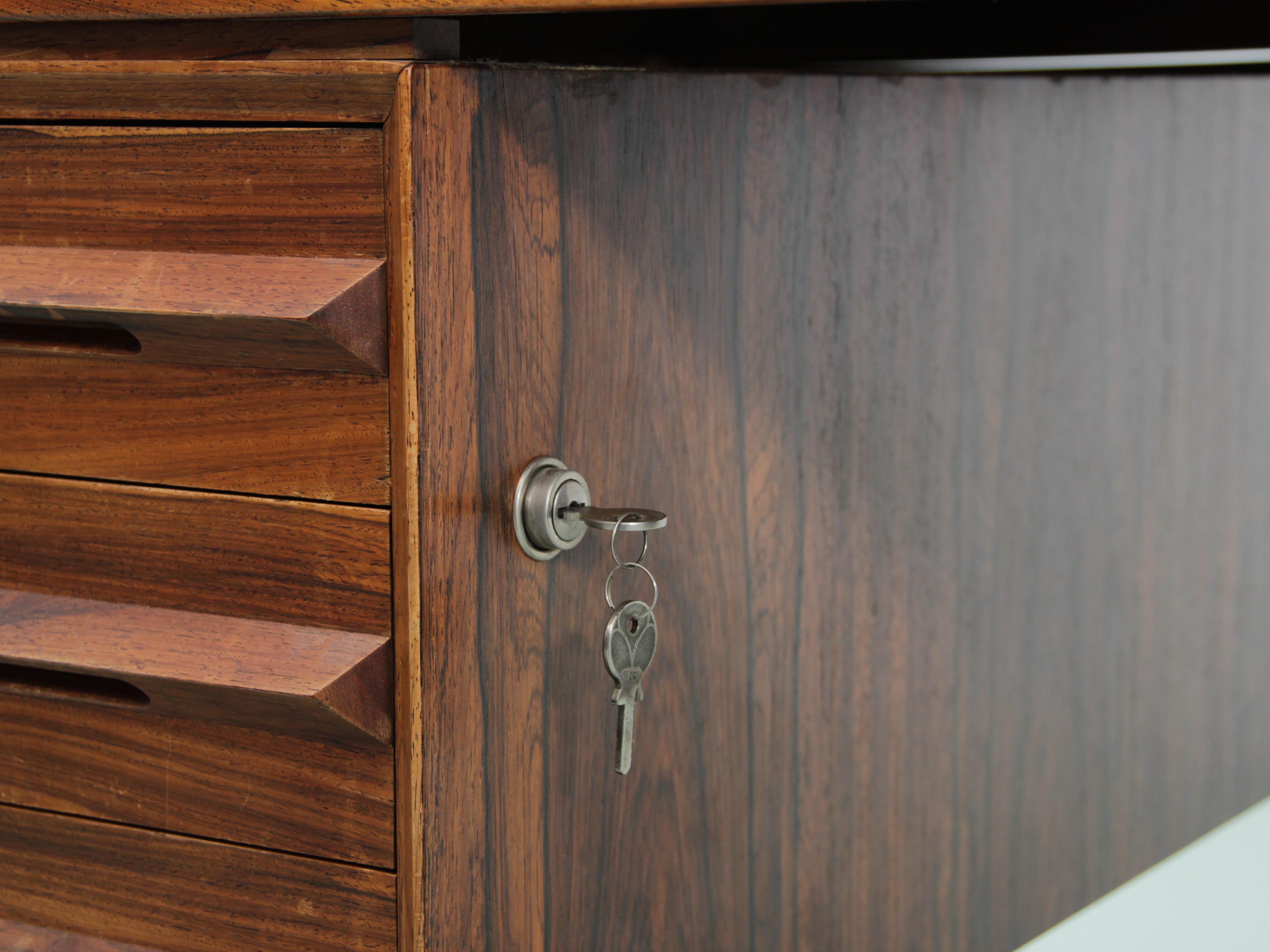Mid-Century Modern Scandinavian Desk in Rosewood by Torbjørn Afdal 8