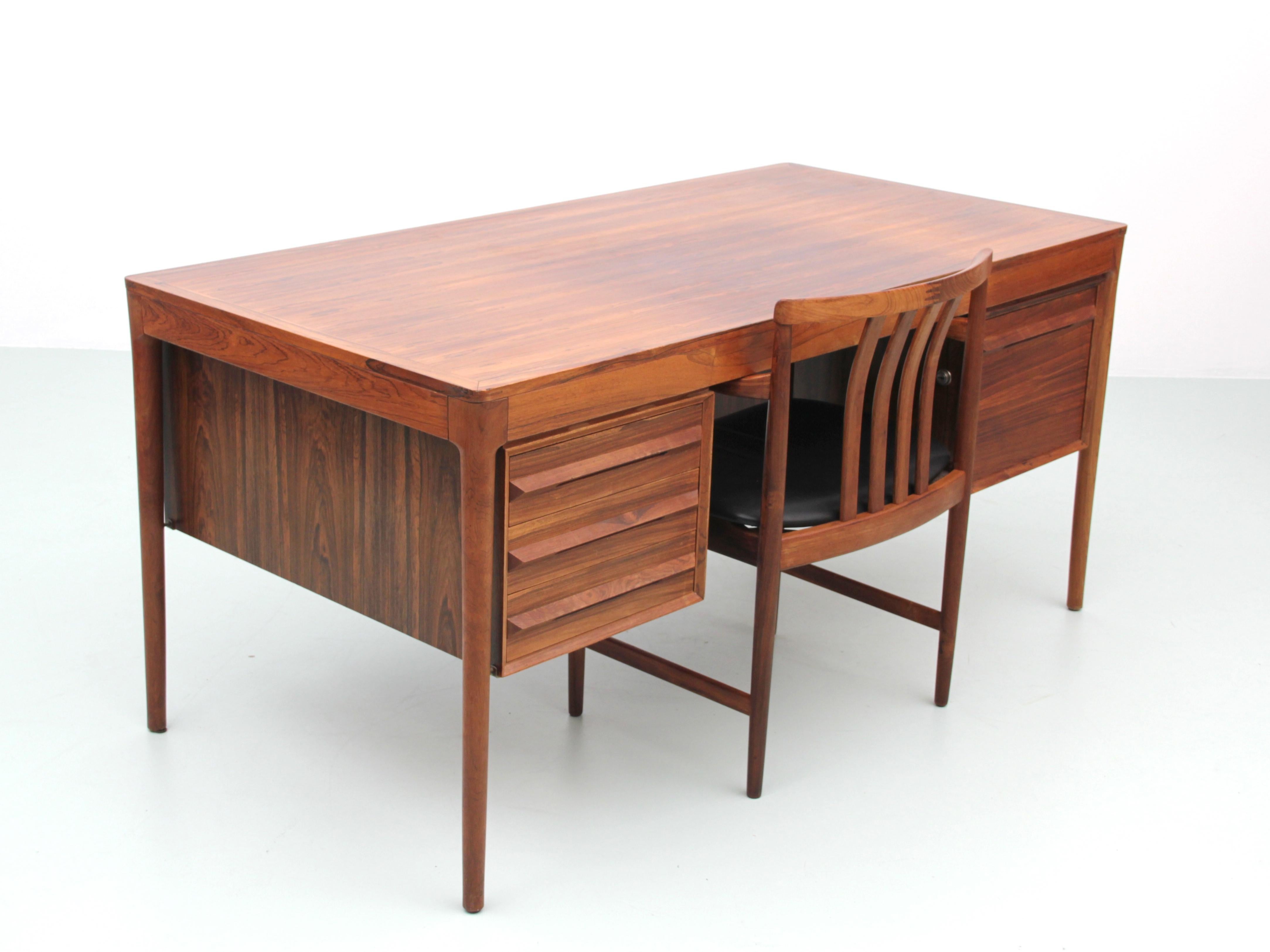 Mid-20th Century Mid-Century Modern Scandinavian Desk in Rosewood by Torbjørn Afdal