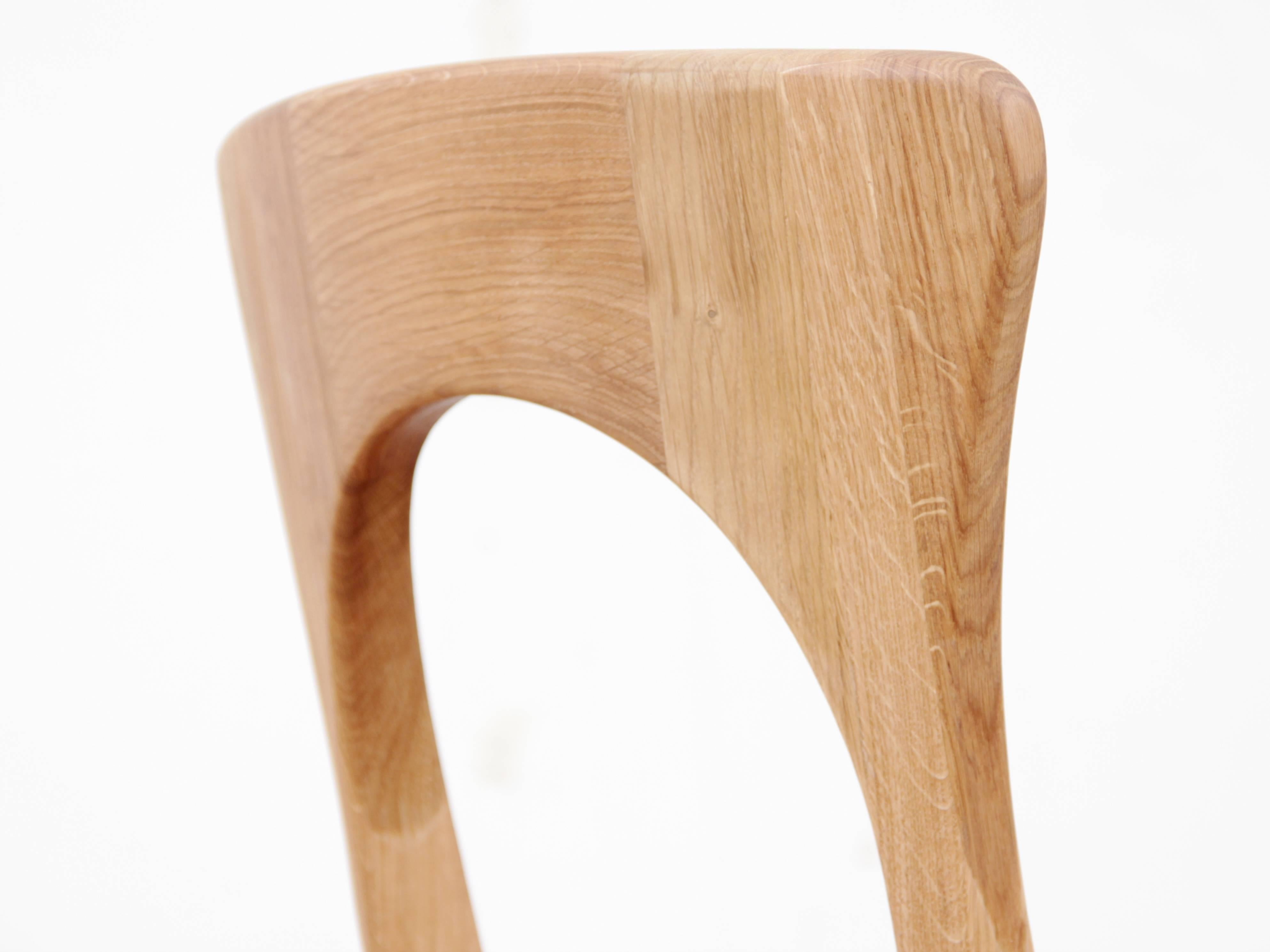 Scandinavian Dining Chair Model Peter by Niels Koefoed, New Edition For Sale 2