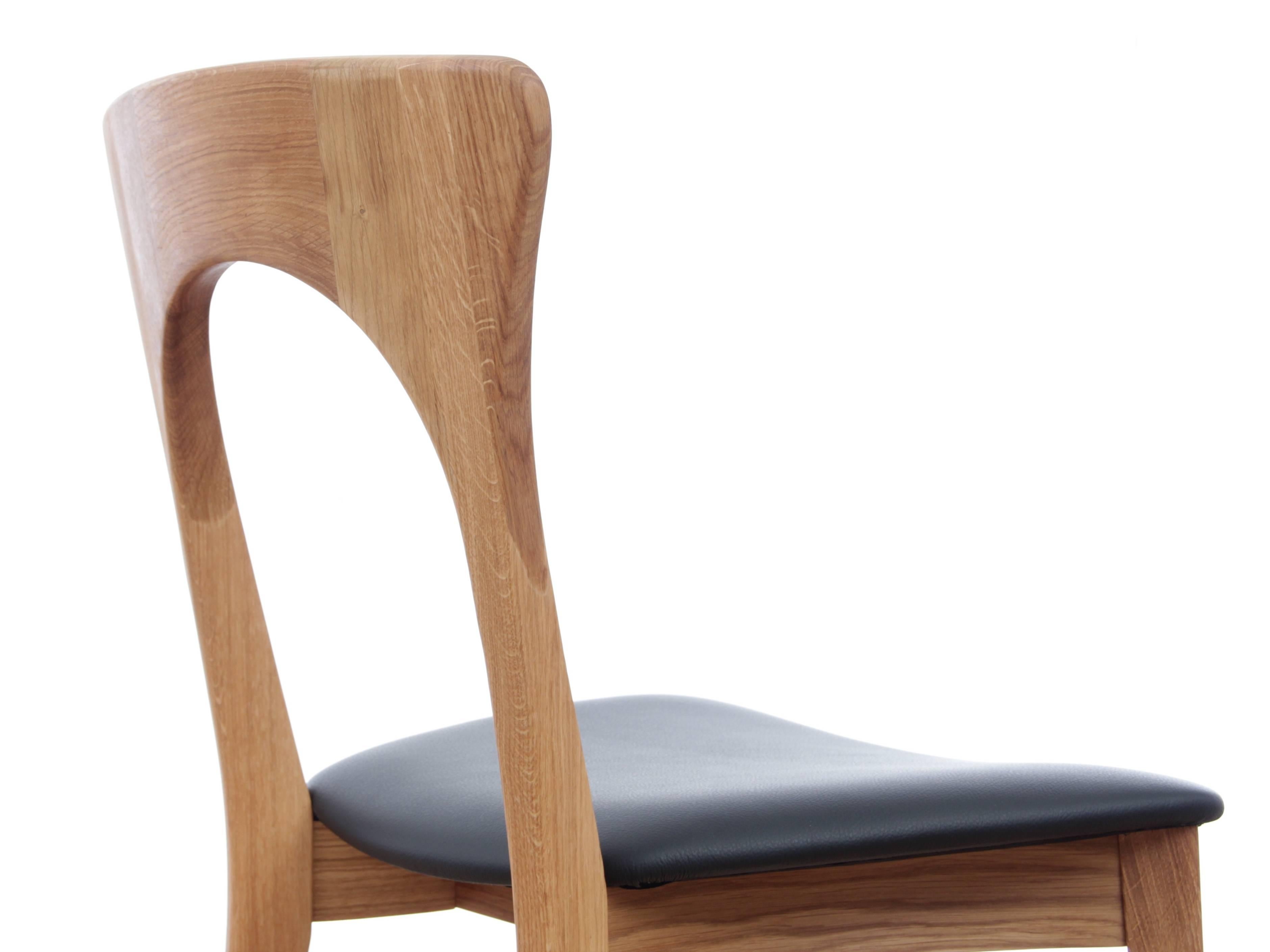 Chaise de salle à manger scandinave modèle Peter de Niels Koefoed, nouvelle édition en vente 5