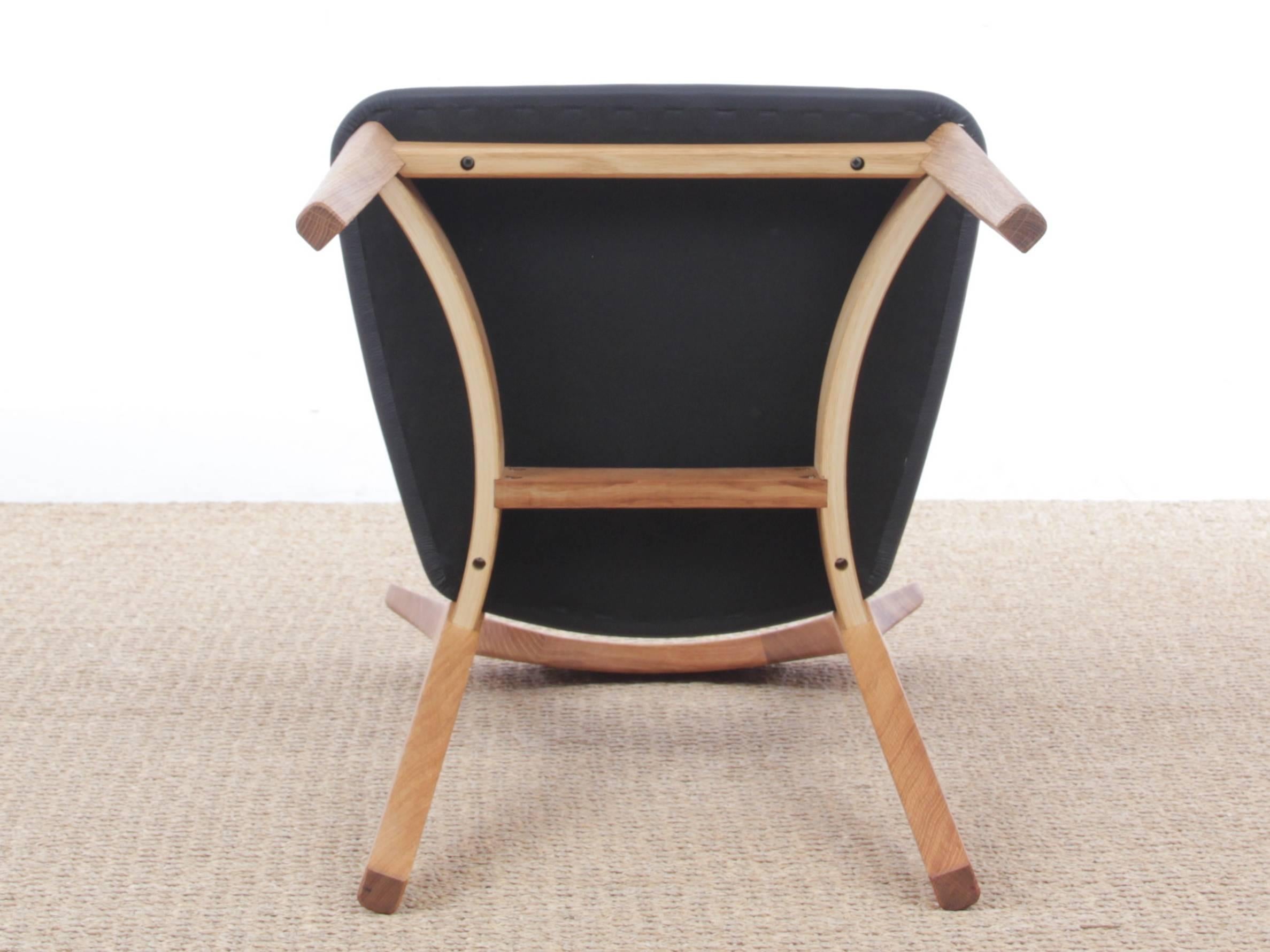 Contemporary Scandinavian Dining Chair Model Peter by Niels Koefoed, New Edition For Sale