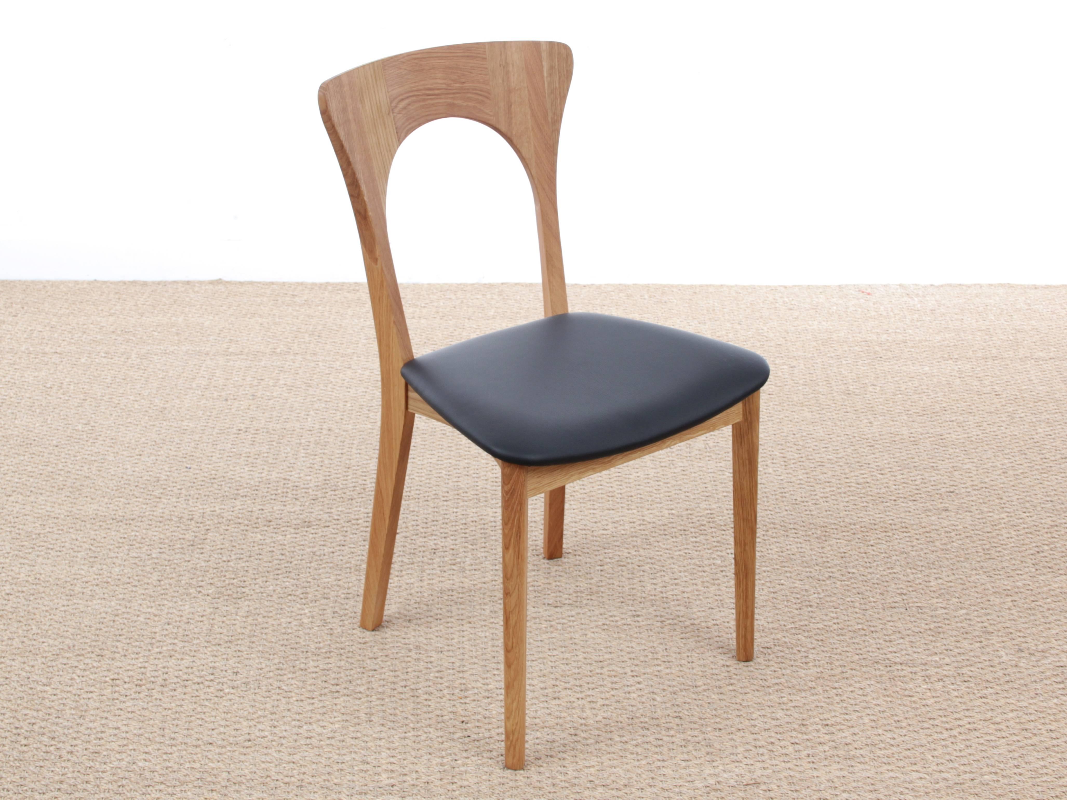 Wood Scandinavian Dining Chair Model Peter by Niels Koefoed, New Edition For Sale