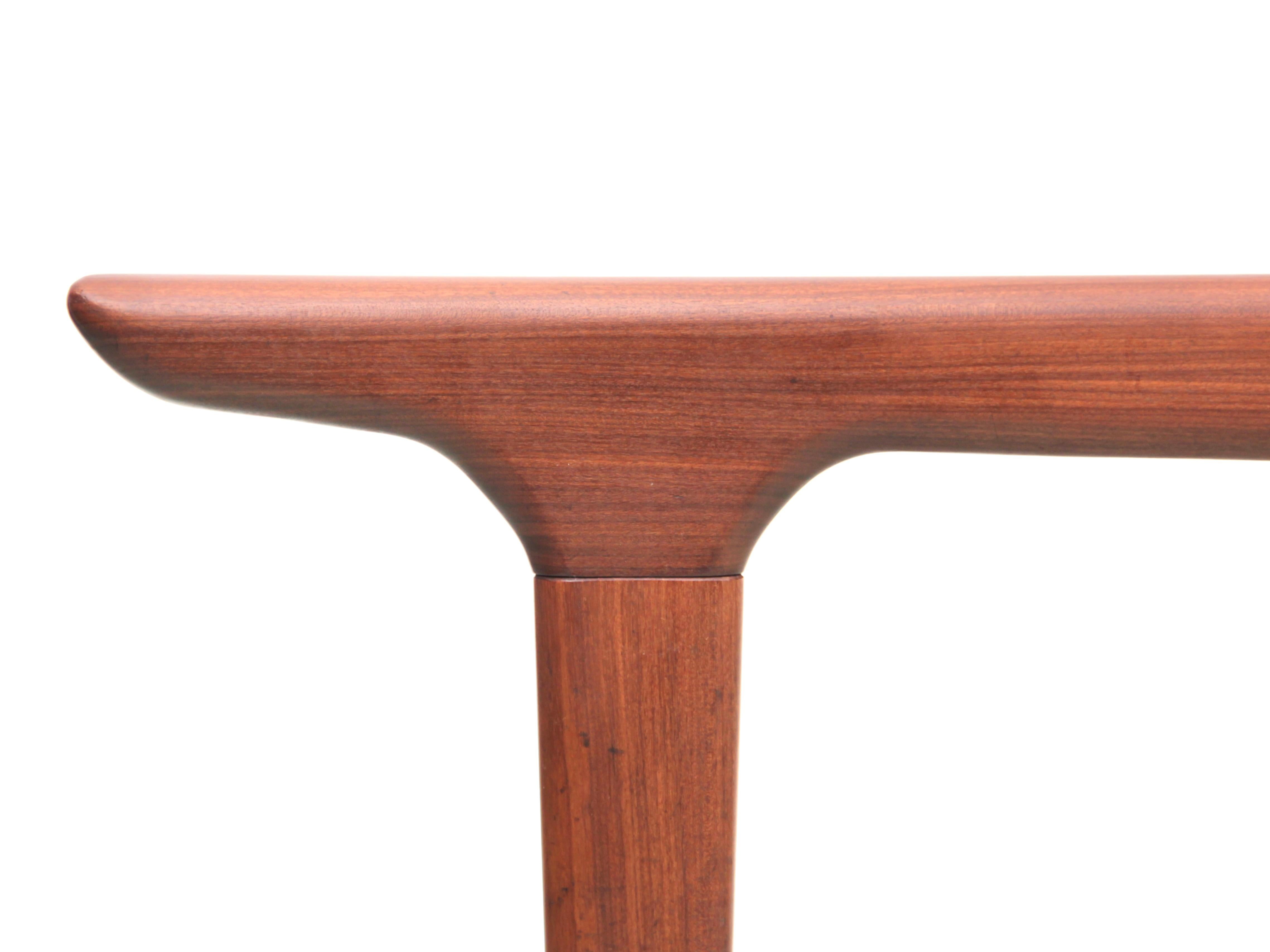 Teak Mid-Century Modern Scandinavian Dining Table by Johannes Andersen For Sale