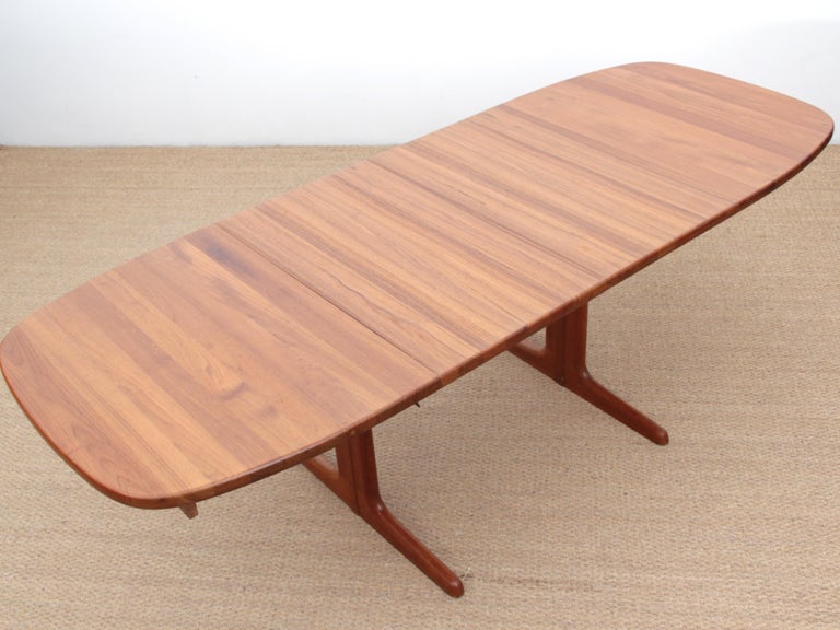 Mid-Century Modern Scandinavian Dining Table in Teak 4/10 ...