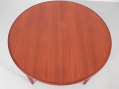 Mid-Century modern scandinavian dining table in teak
