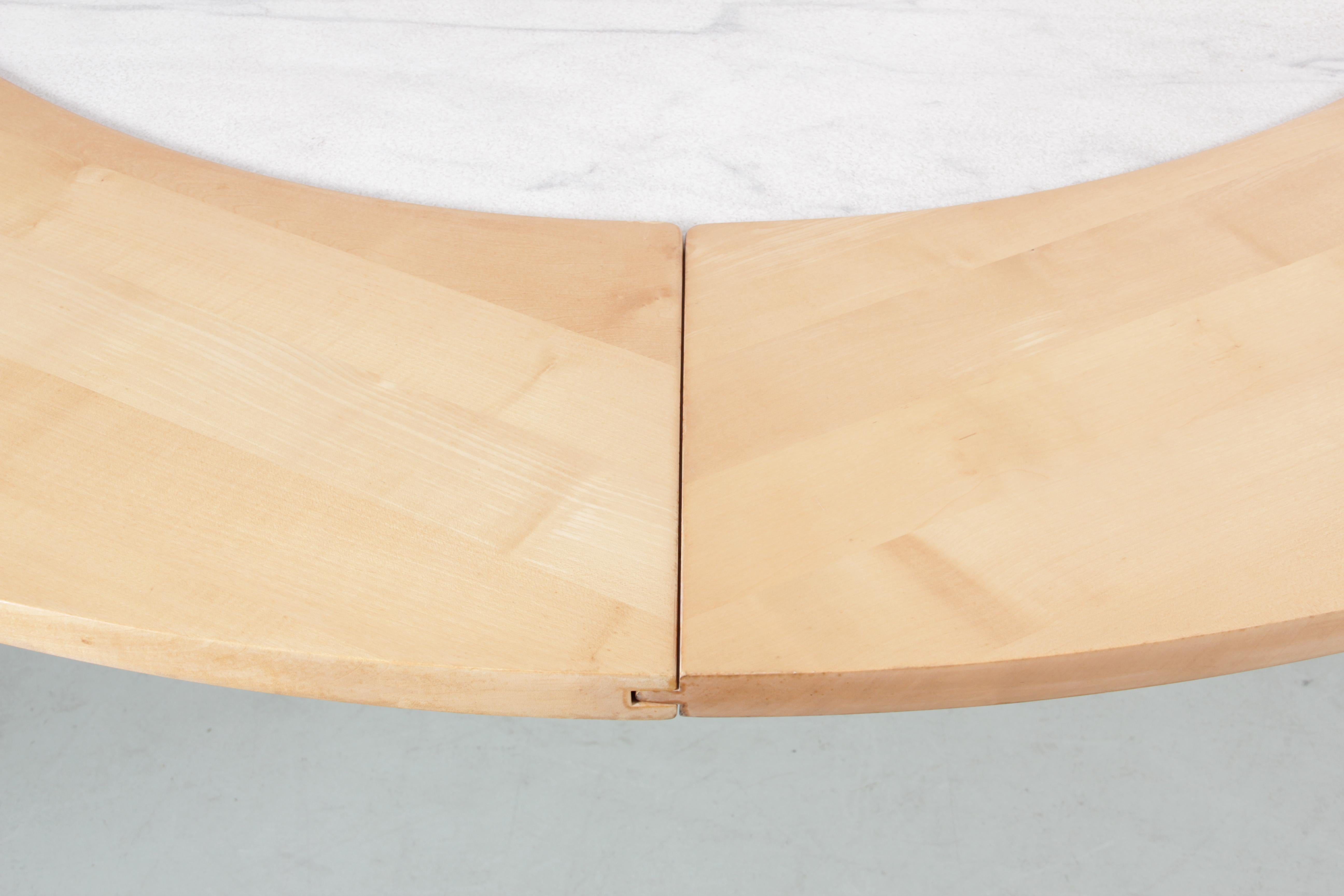 Mid-Century Modern scandinavian dining table PK-54 with extensions For Sale 7