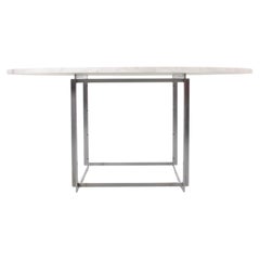Mesa de comedor escandinava de mediados de siglo PK-54 con extensiones