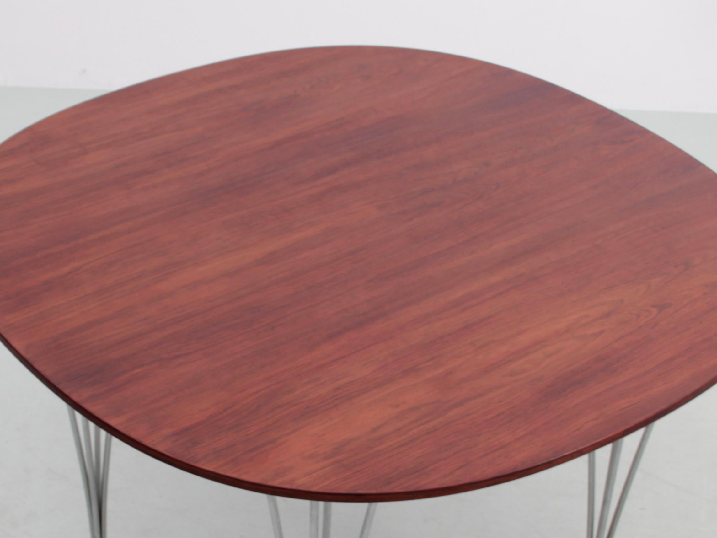 Scandinavian Modern Mid-Century modern scandinavian dining table Super Elliptic by Bruno Mathsson For Sale