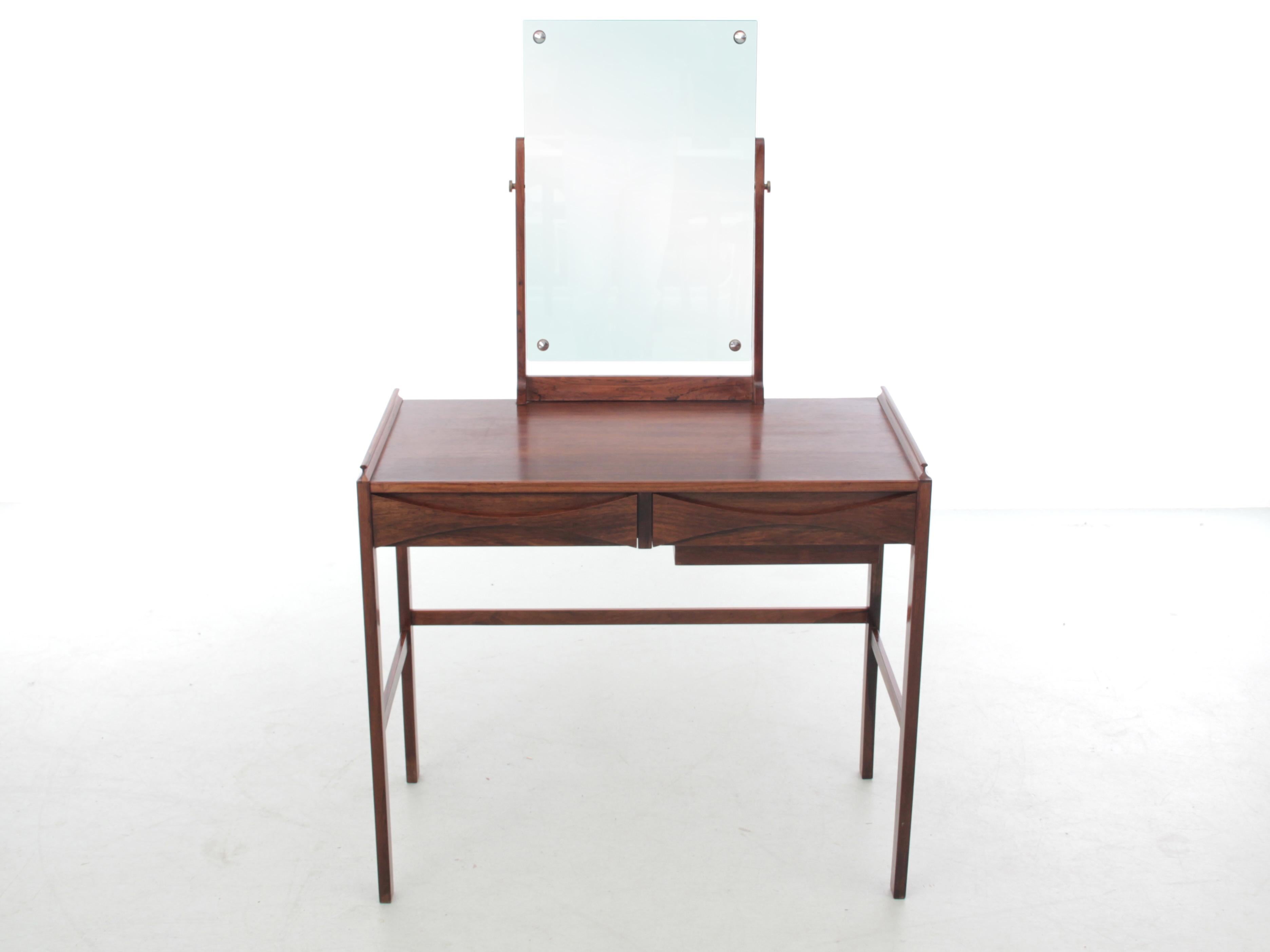 Scandinavian Modern Mid-Century Modern Scandinavian Dressing Table by Arne Vodder in Rosewood For Sale