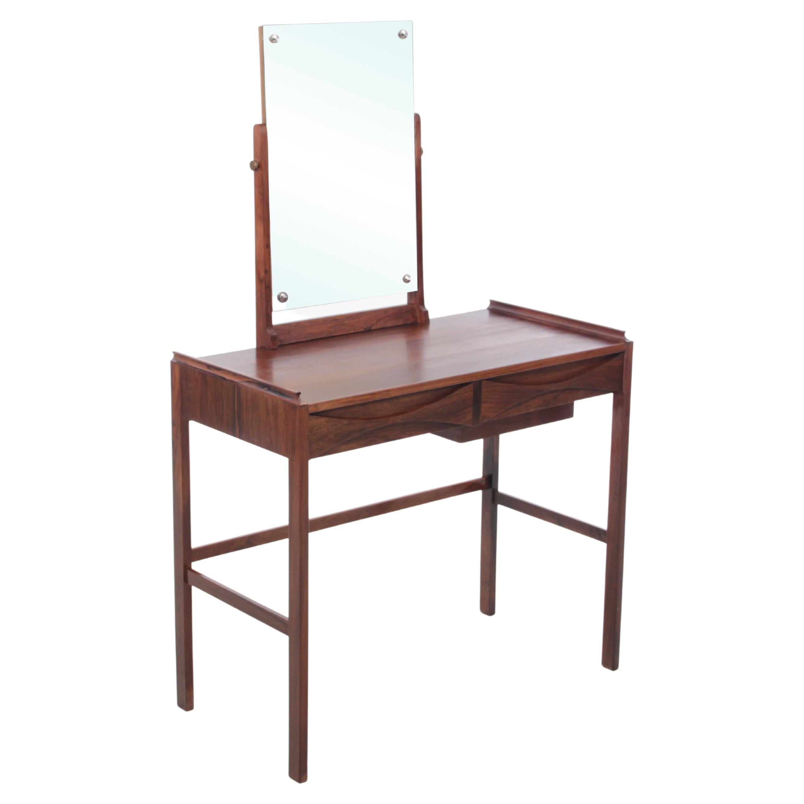 Mid-Century Modern Scandinavian Dressing Table by Arne Vodder in Rosewood For Sale