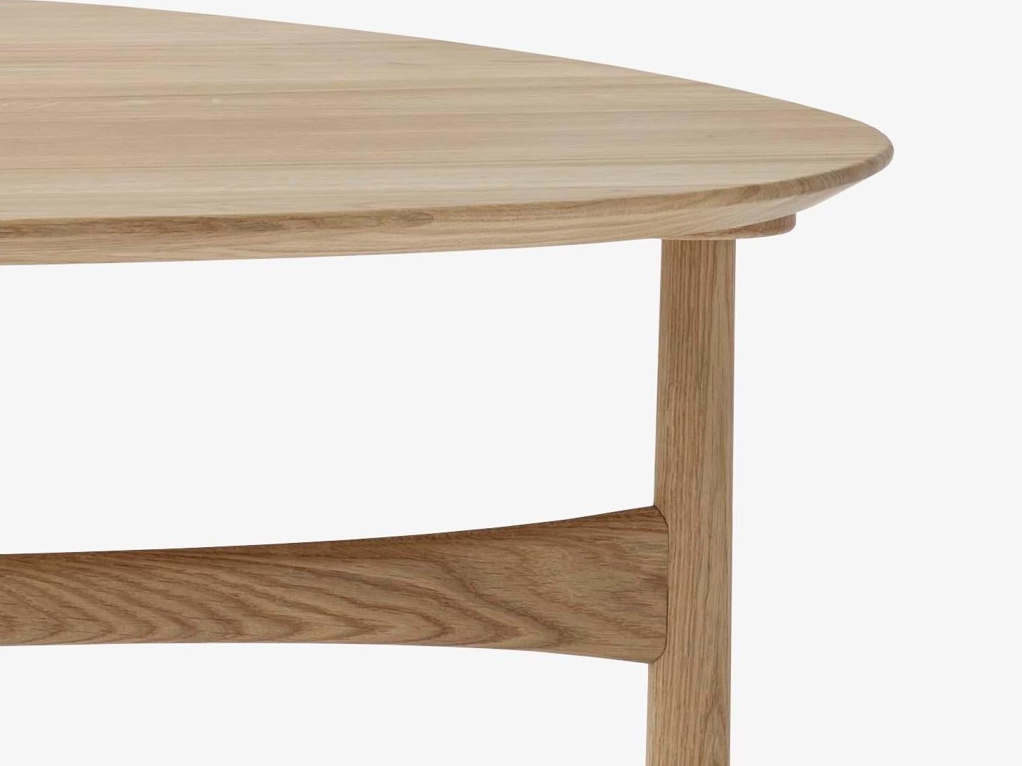 Scandinave moderne Table d'appoint à abattant scandinave moderne du milieu du siècle en chêne en vente